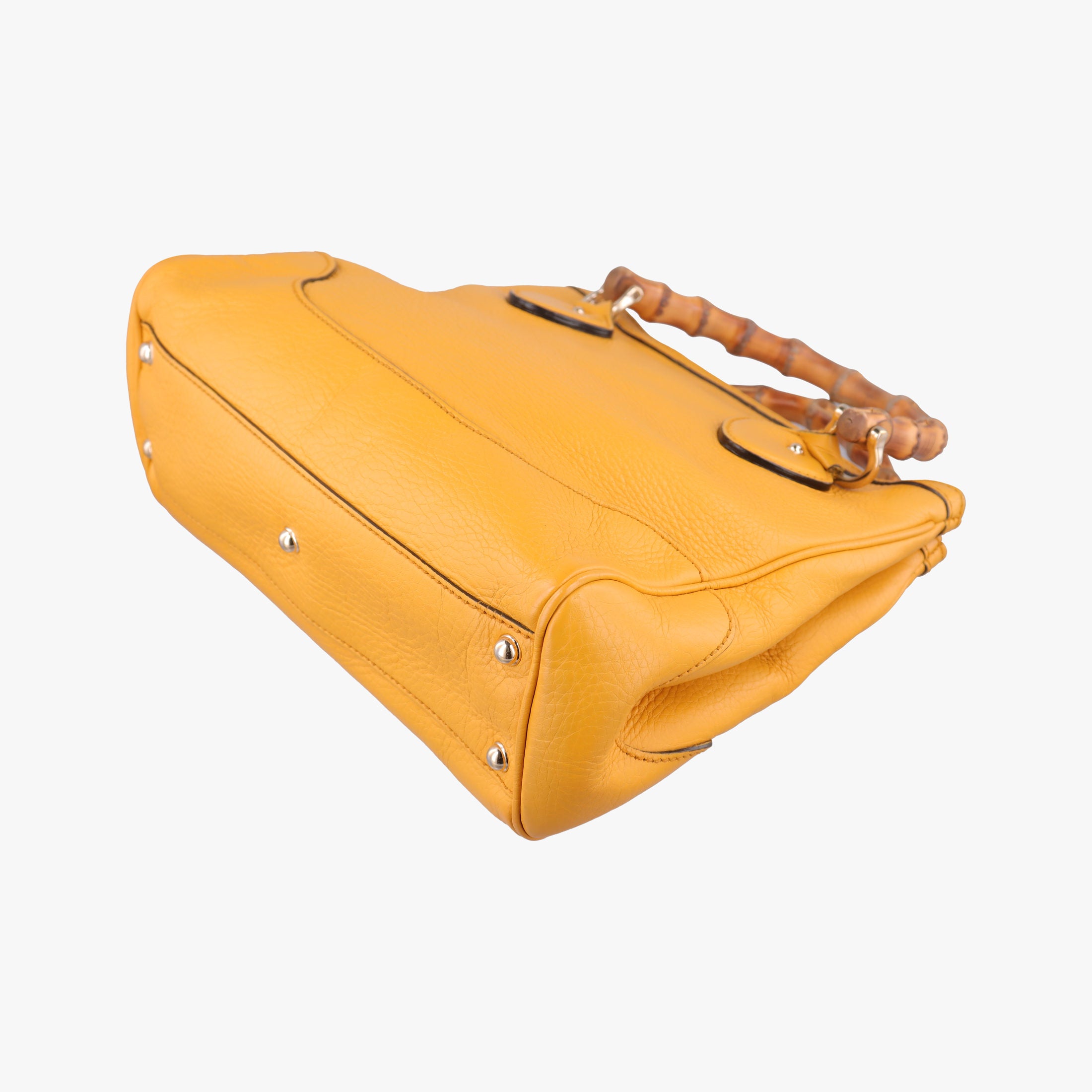 Secondhand Gucci Bamboo Yellow Leather 308360 shoulderbag | stylenewstar