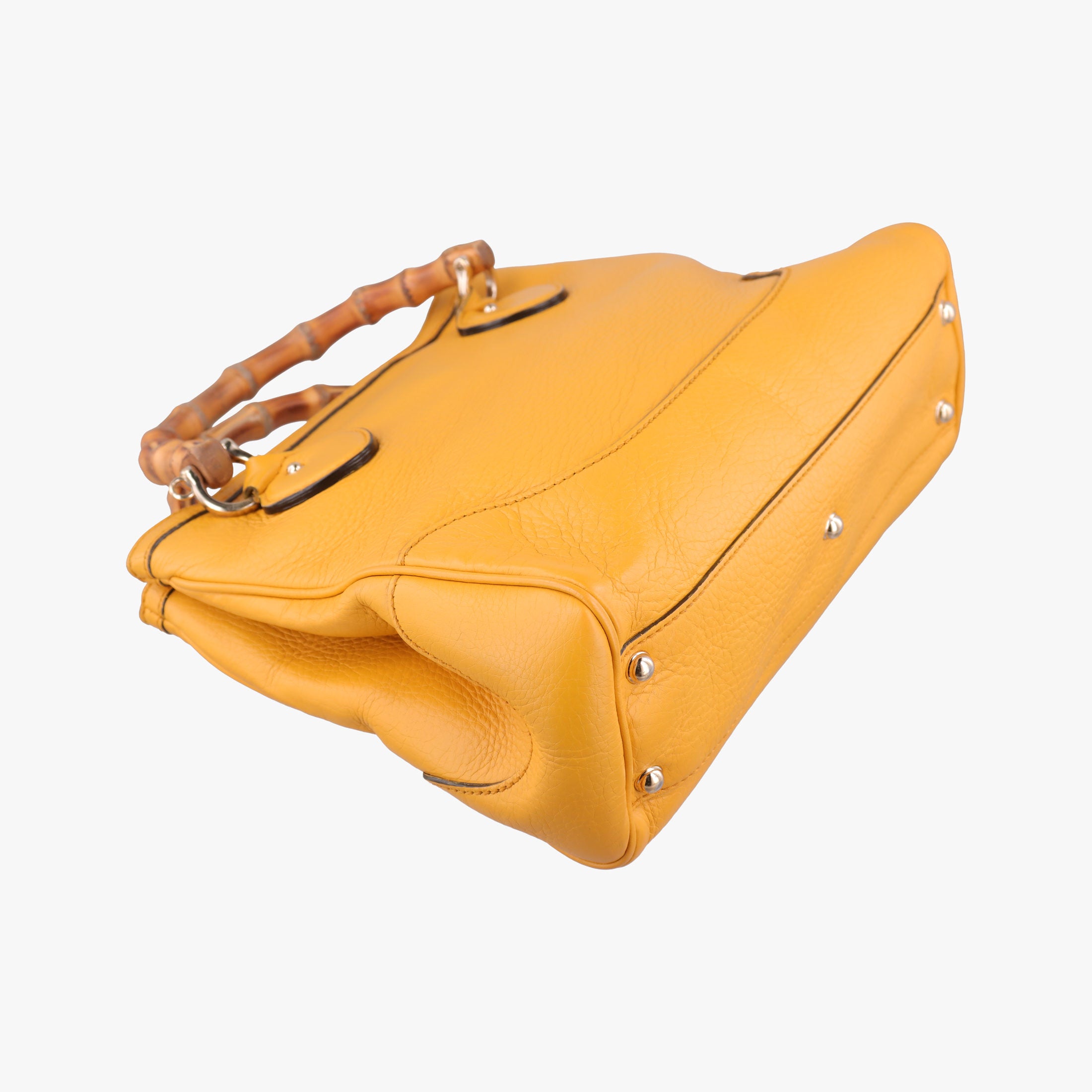 Secondhand Gucci Bamboo Yellow Leather 308360 shoulderbag | stylenewstar