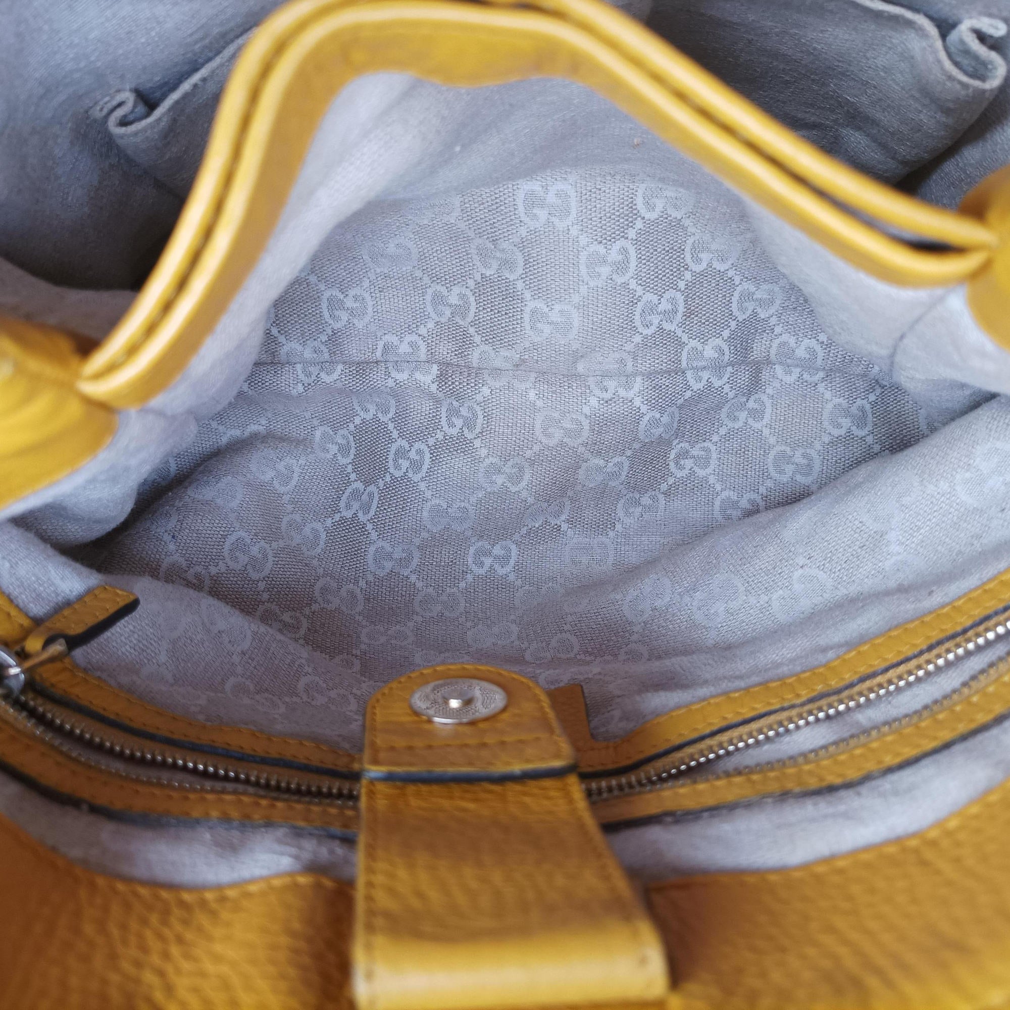Secondhand Gucci Bamboo Yellow Leather 308360 shoulderbag | stylenewstar