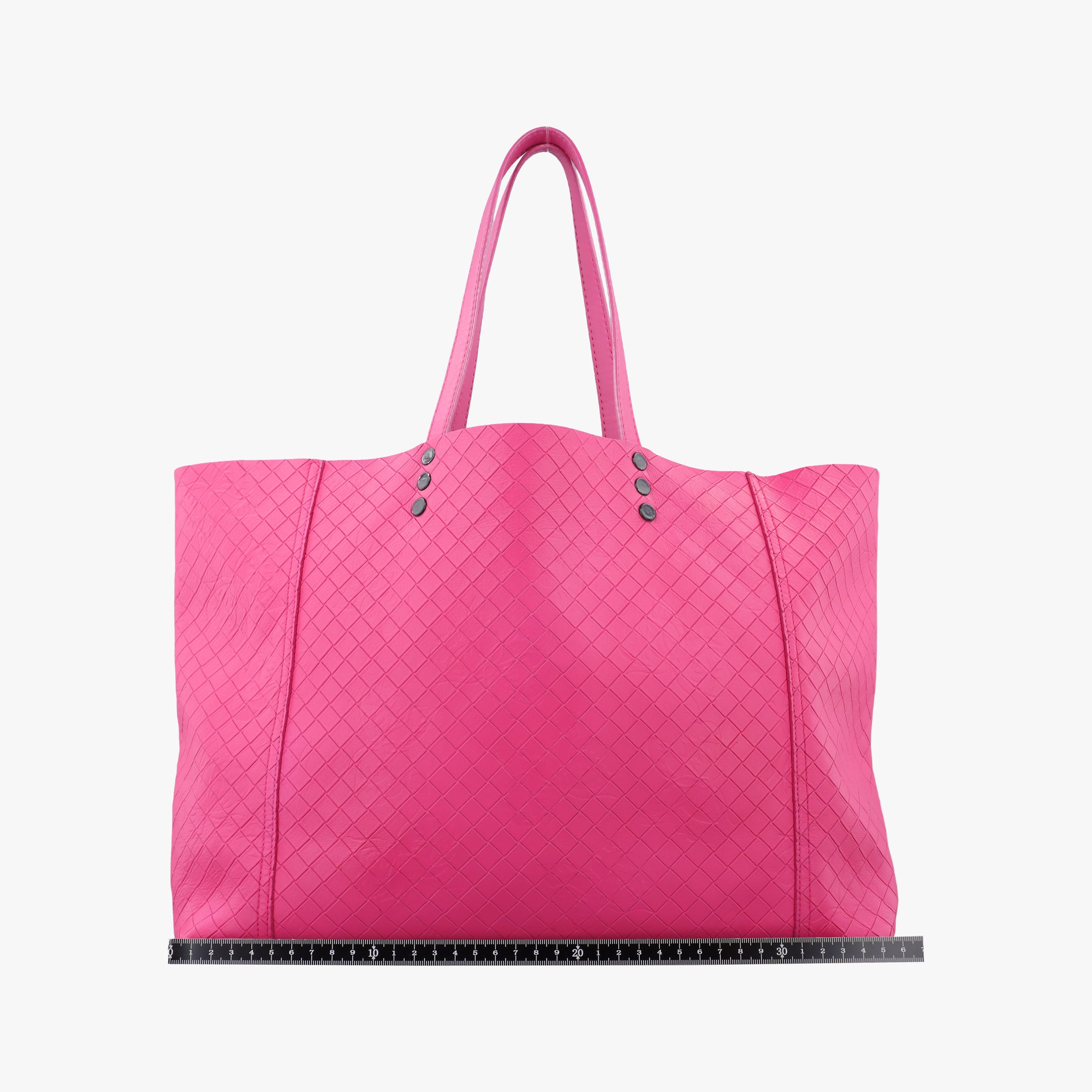 Pre-owned Bottega Veneta Intrecciato Rose lambskin  shoulderbag | stylenewstar