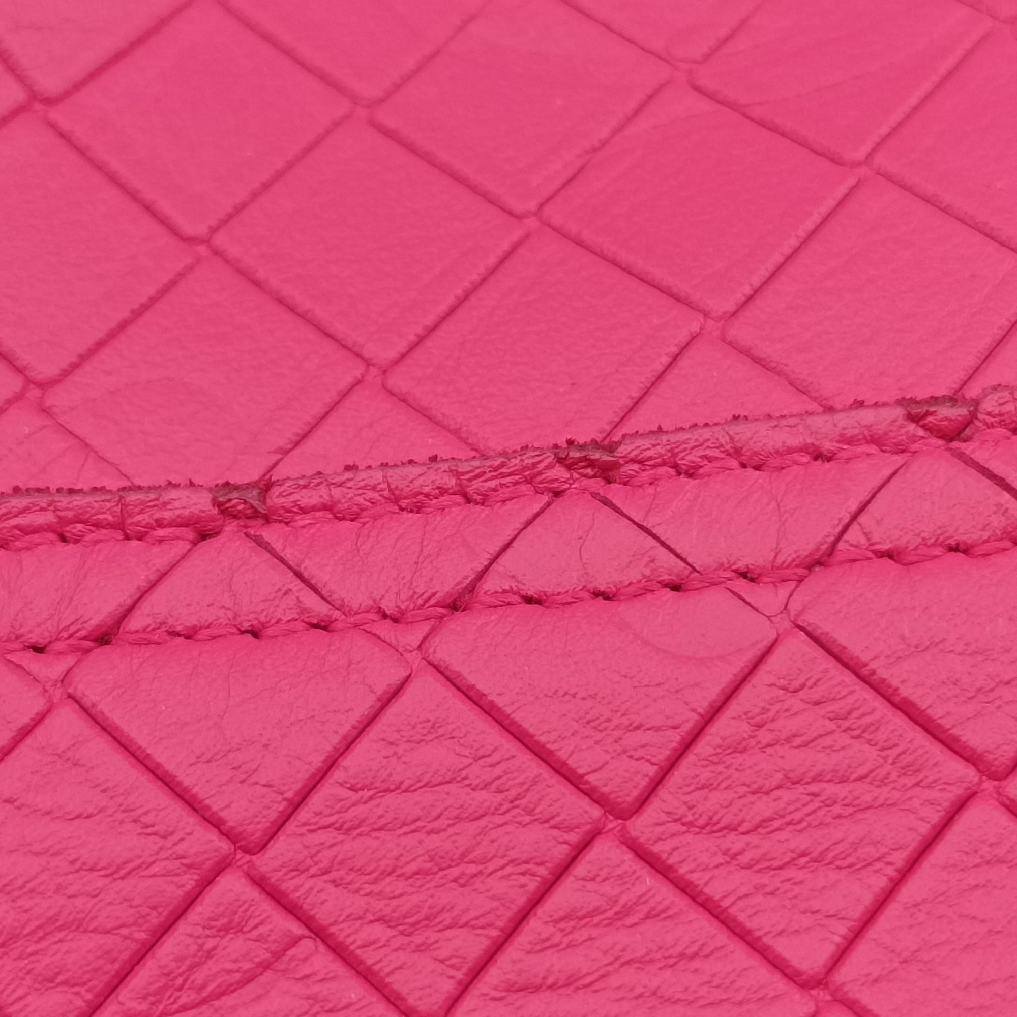 Pre-owned Bottega Veneta Intrecciato Rose lambskin  shoulderbag | stylenewstar