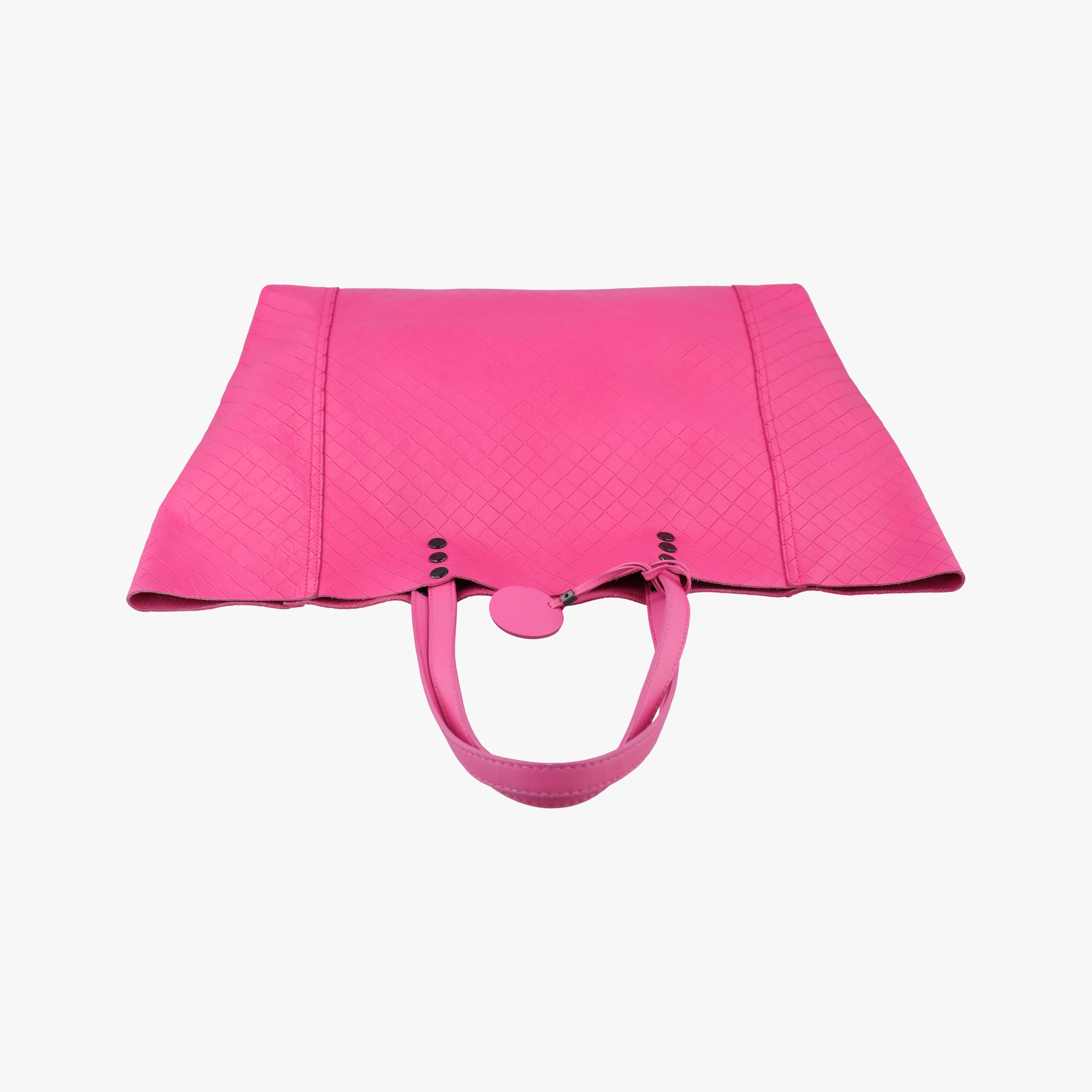 Pre-owned Bottega Veneta Intrecciato Rose lambskin  shoulderbag | stylenewstar