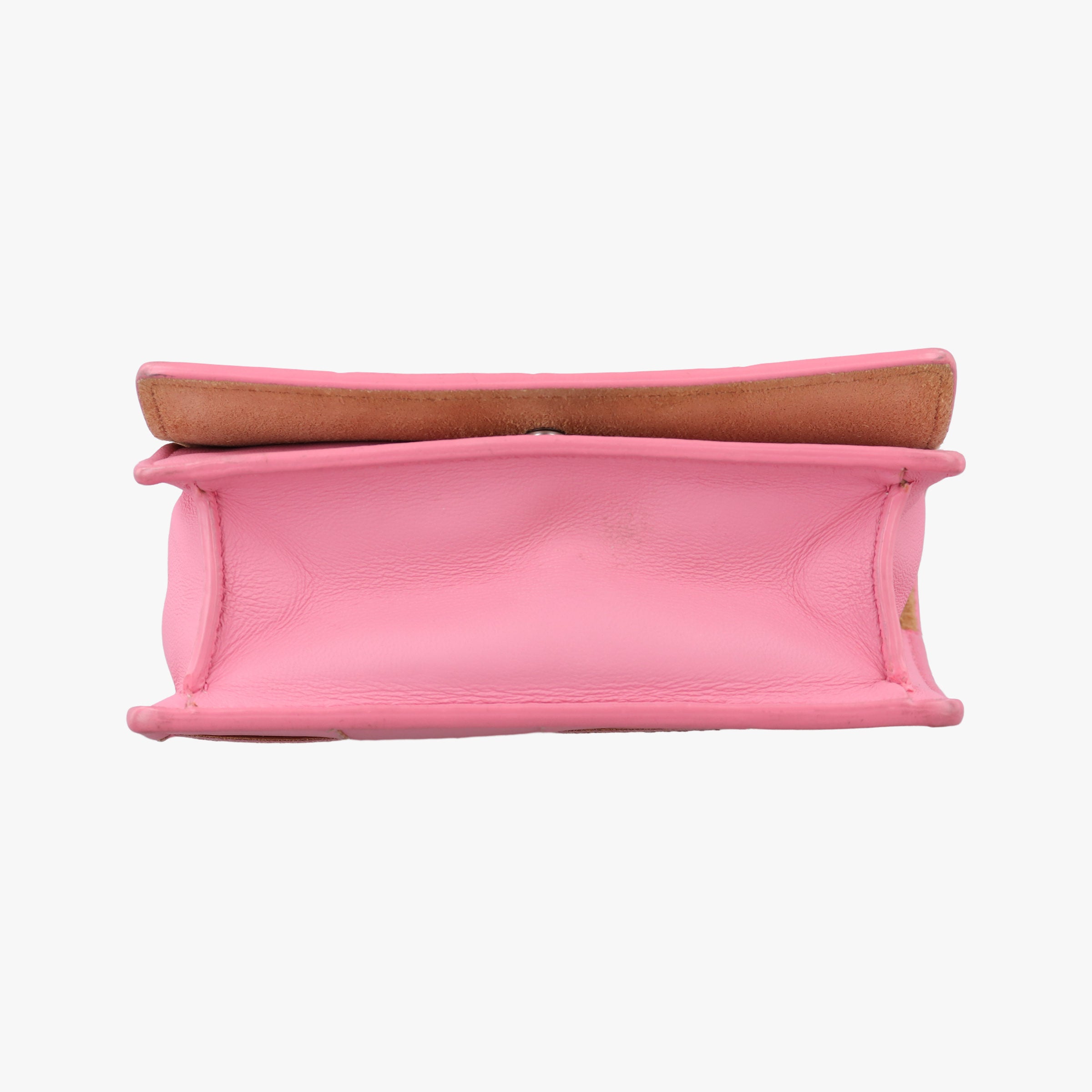 Pre-owned Bottega Veneta Cassette Pink lambskin  shoulderbag | stylenewstar