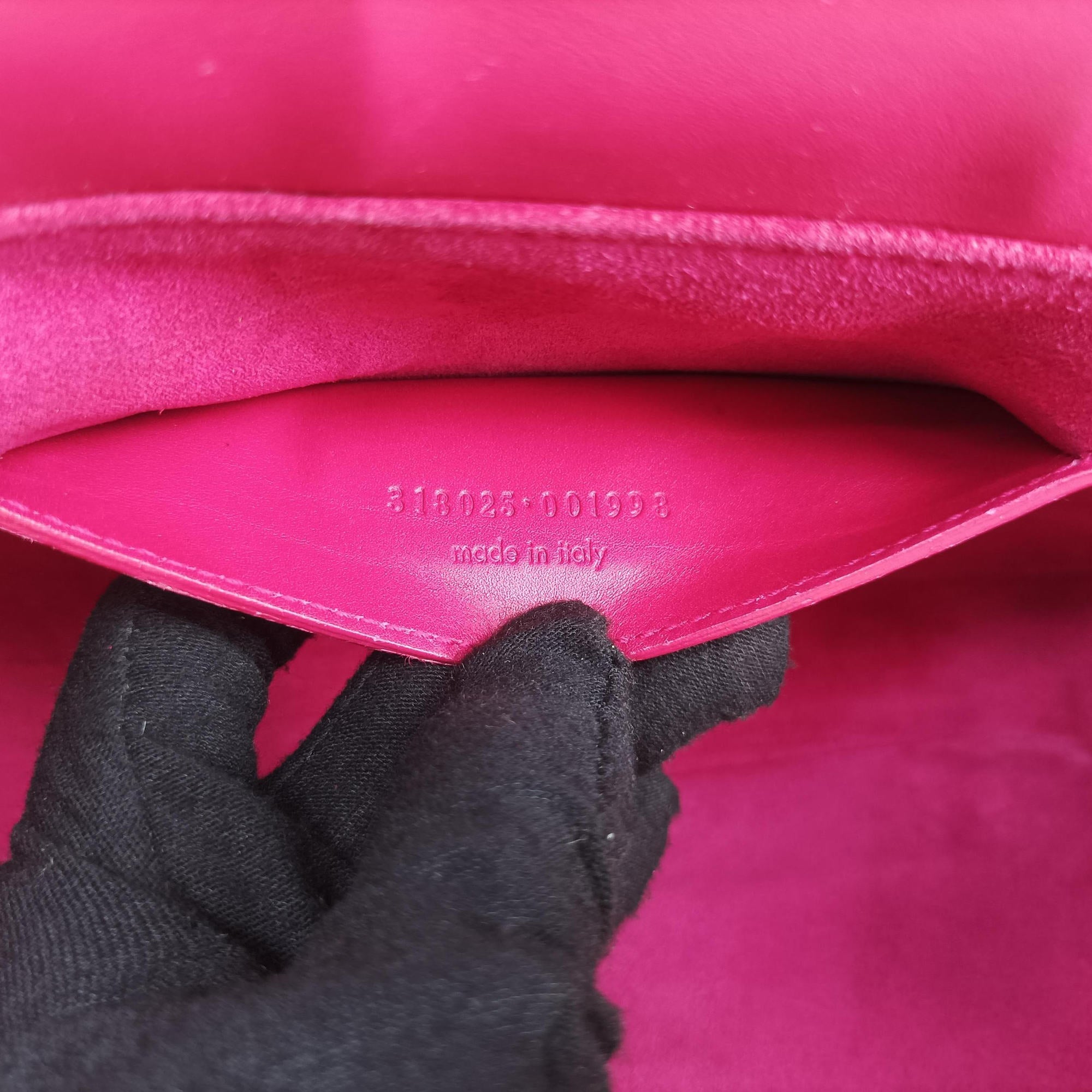 Pre-owned Yves Saint Laurent Classic Lulu Rose Leather 318025 shoulderbag | stylenewstar