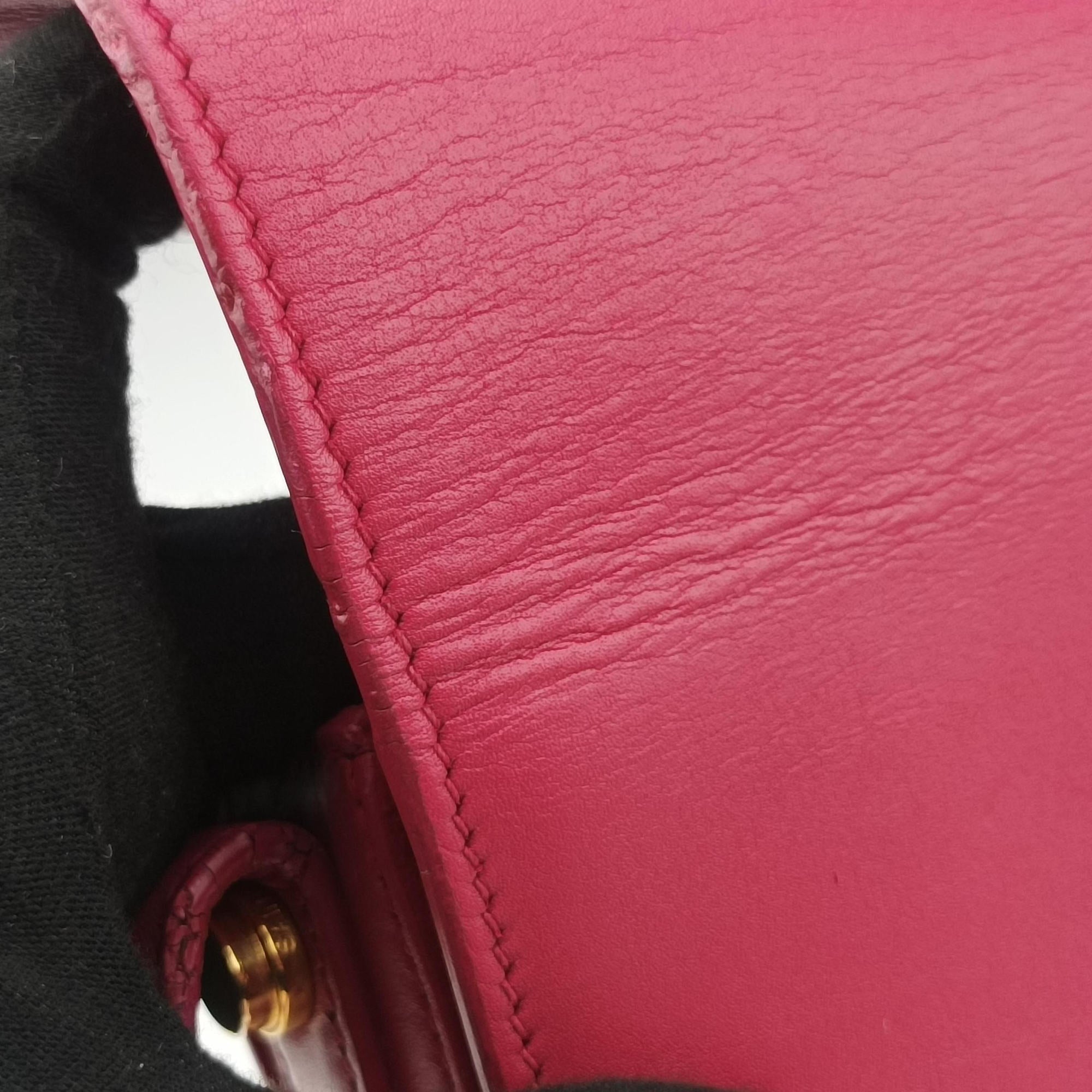 Pre-owned Yves Saint Laurent Classic Lulu Rose Leather 318025 shoulderbag | stylenewstar