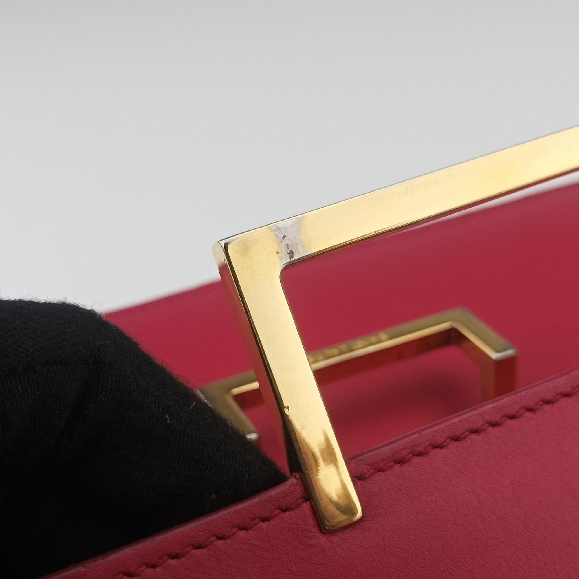 Pre-owned Yves Saint Laurent Classic Lulu Rose Leather 318025 shoulderbag | stylenewstar