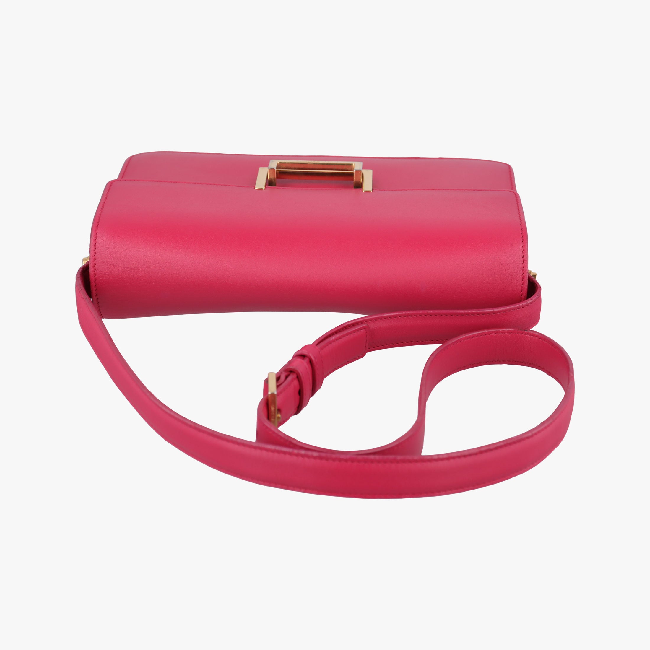 Pre-owned Yves Saint Laurent Classic Lulu Rose Leather 318025 shoulderbag | stylenewstar