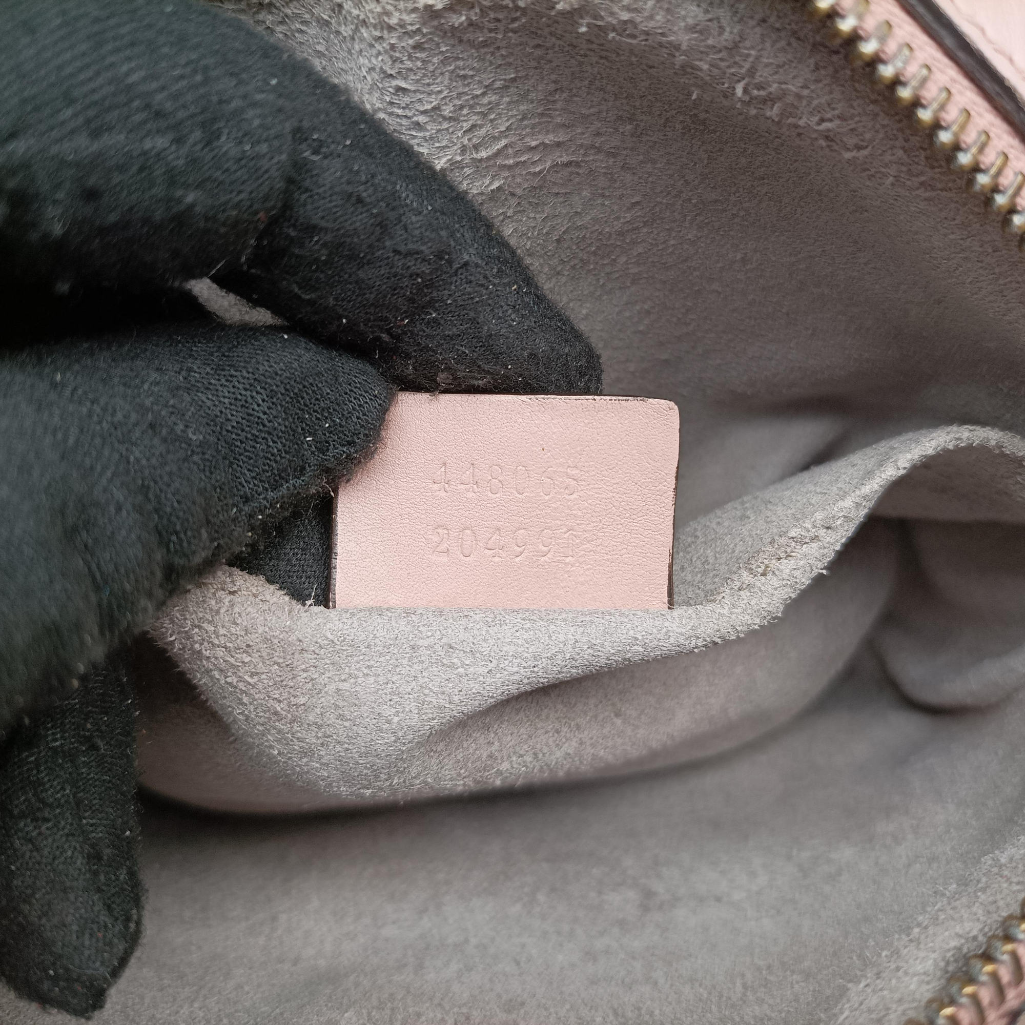 Pre-owned Gucci GG Marmont Pink Leather 448065 shoulderbag | stylenewstar