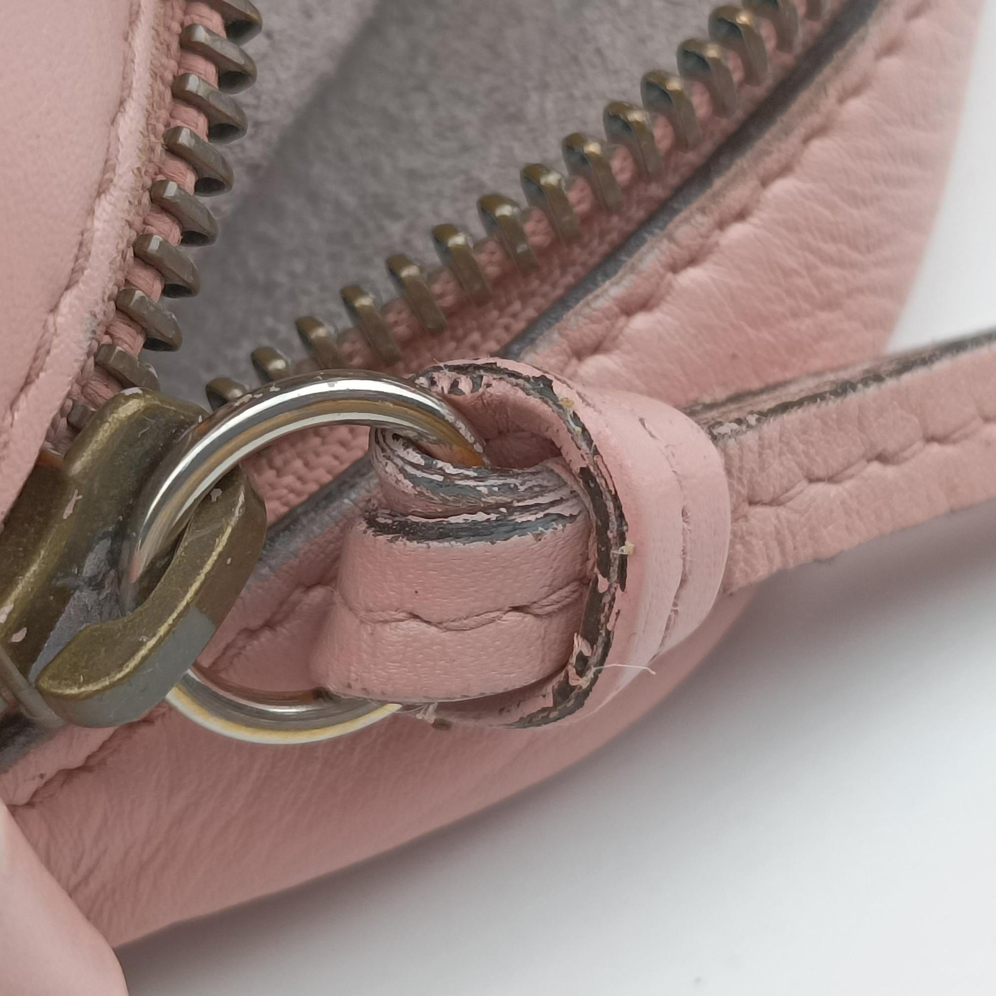 Pre-owned Gucci GG Marmont Pink Leather 448065 shoulderbag | stylenewstar
