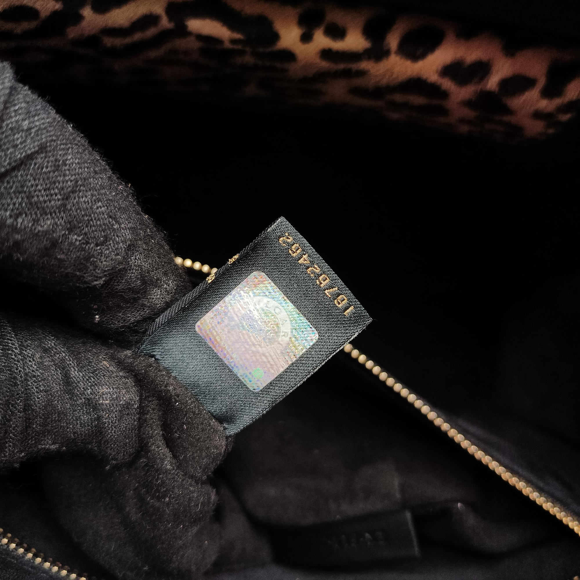 Vintage Bvlgari Serpenti Scaglie Black × Leopard Pattern Pony × Leather  shoulderbag | stylenewstar