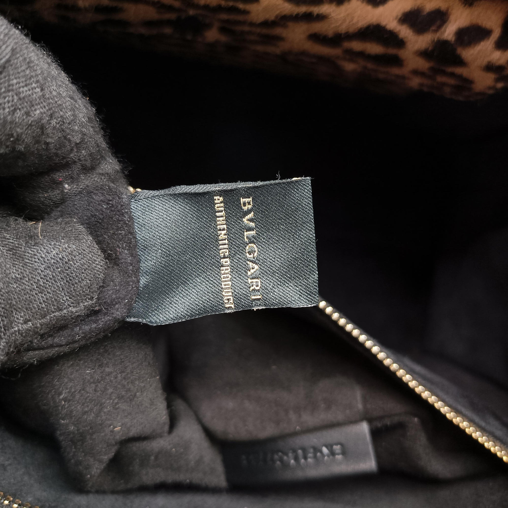 Vintage Bvlgari Serpenti Scaglie Black × Leopard Pattern Pony × Leather  shoulderbag | stylenewstar