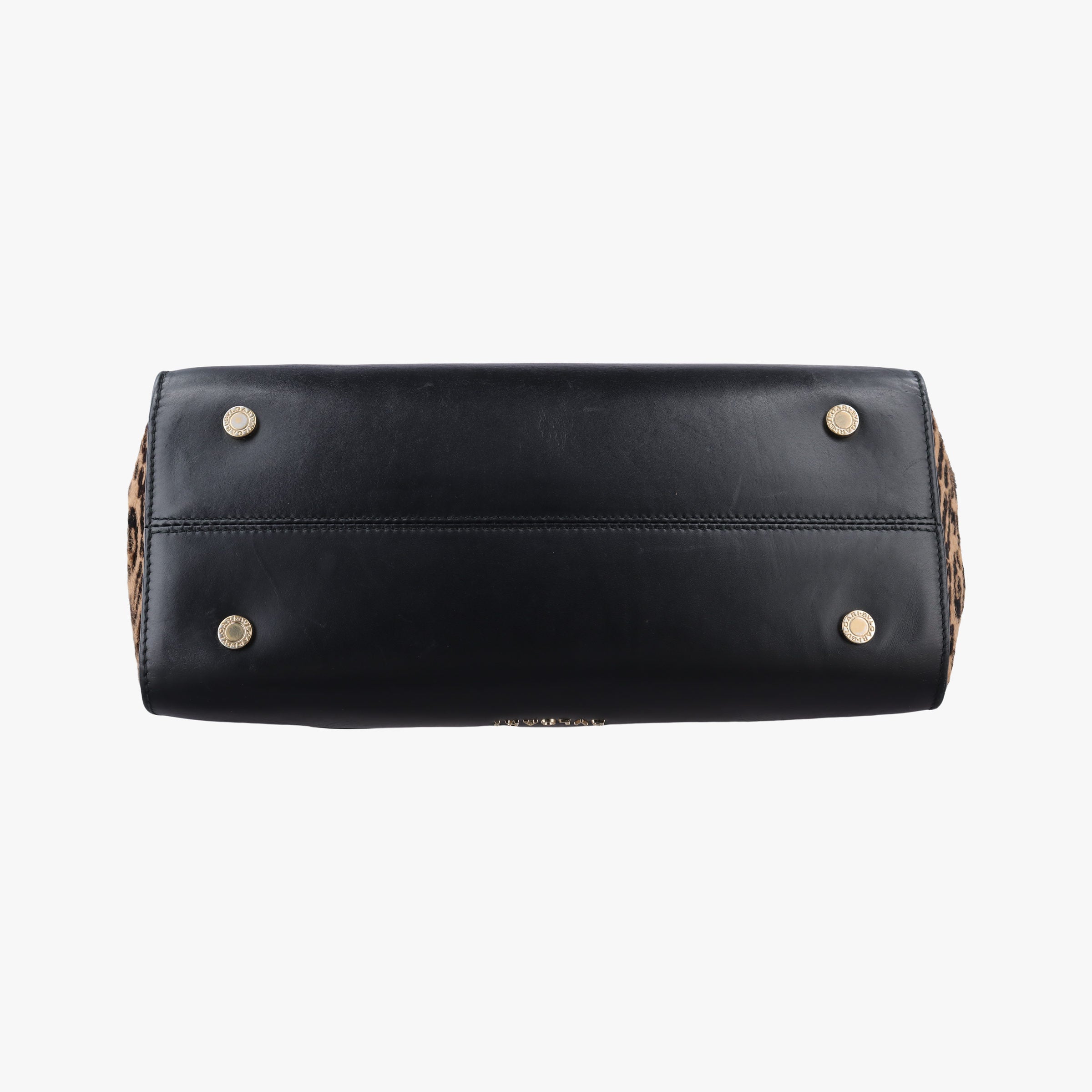 Vintage Bvlgari Serpenti Scaglie Black × Leopard Pattern Pony × Leather  shoulderbag | stylenewstar