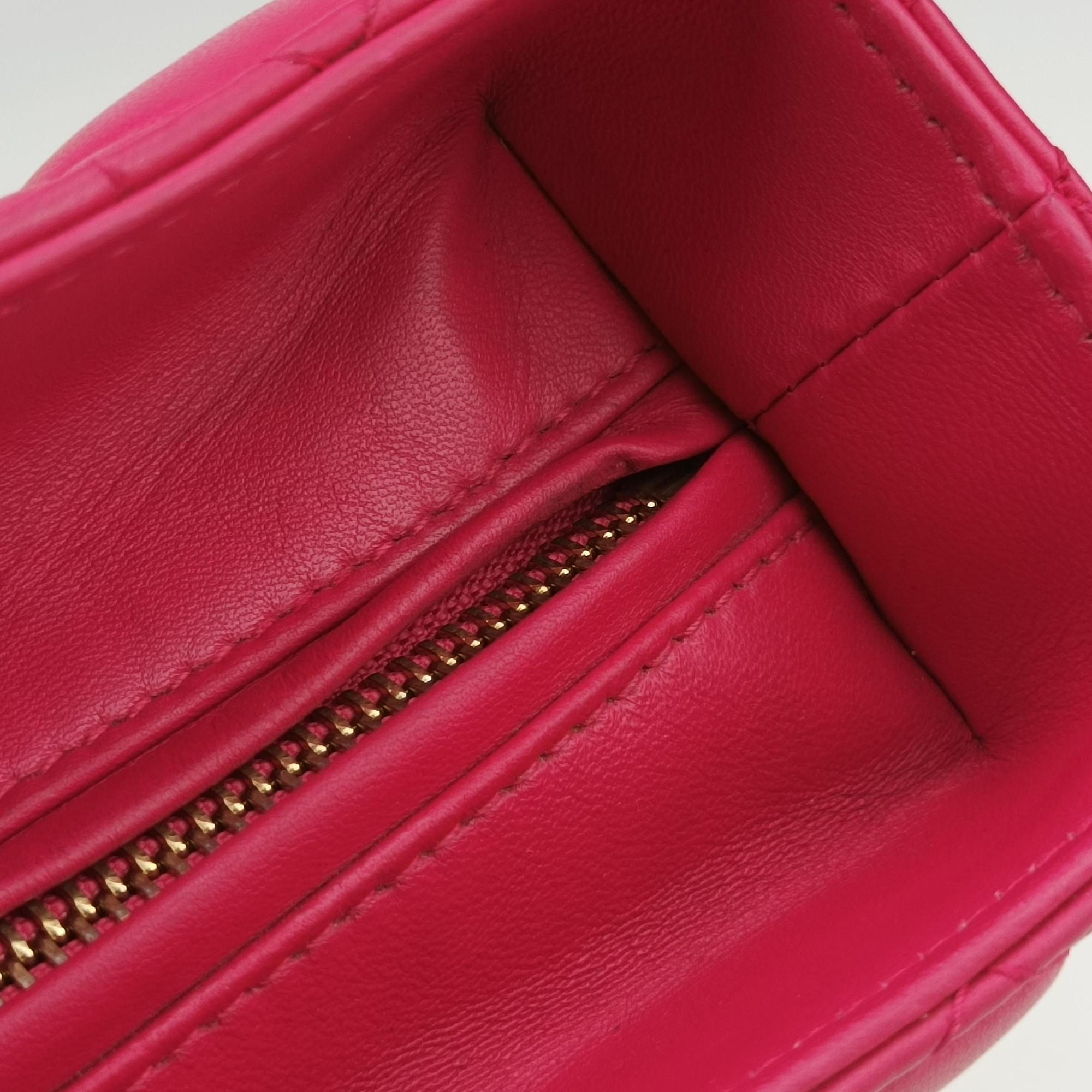 Secondhand Christian Dior Lady Dior Rose lambskin  shoulderbag | stylenewstar