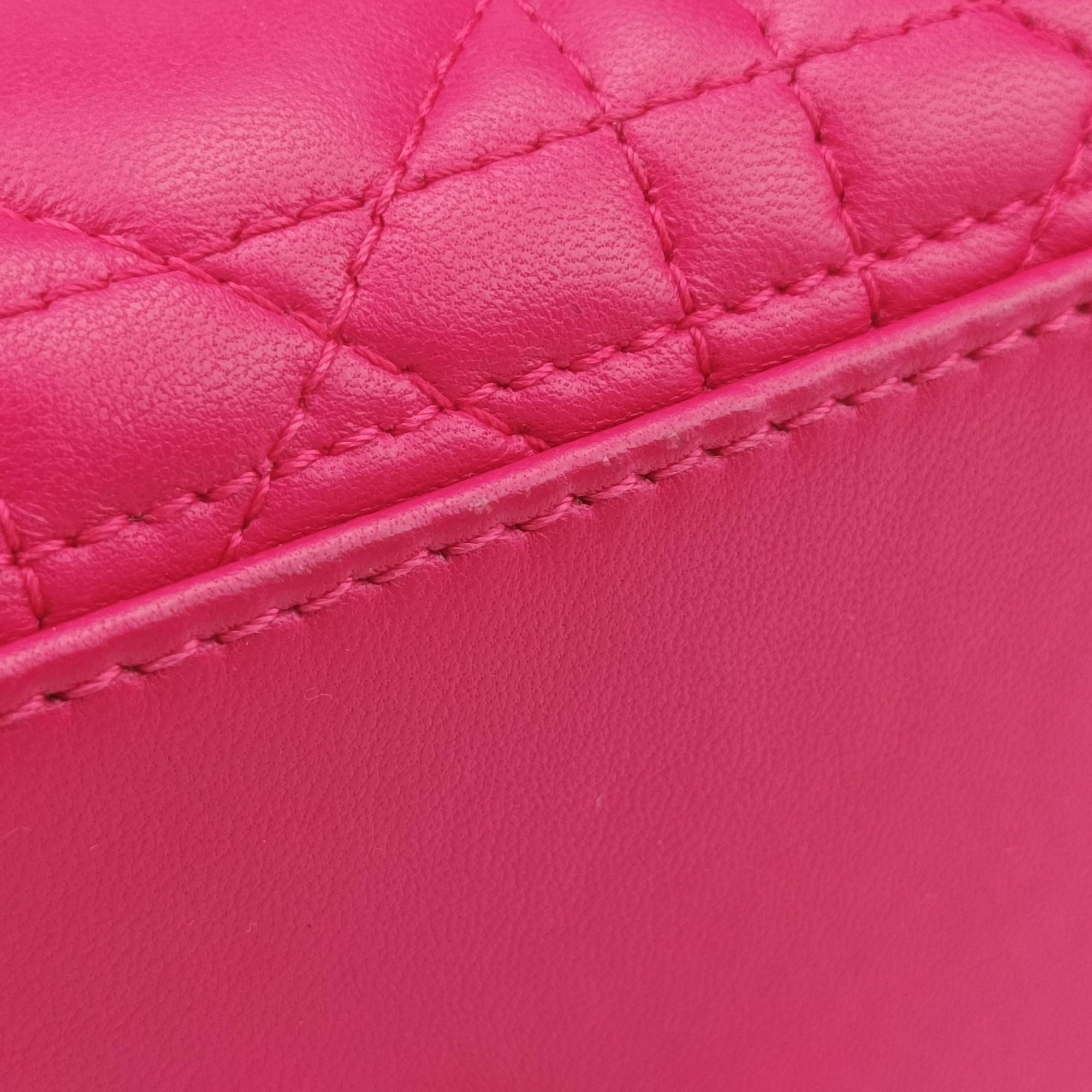 Secondhand Christian Dior Lady Dior Rose lambskin  shoulderbag | stylenewstar