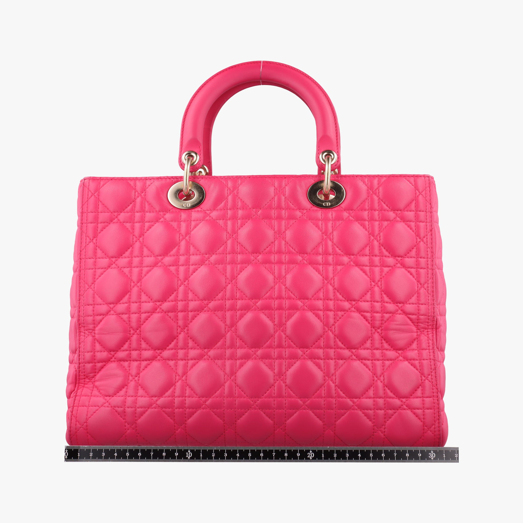Secondhand Christian Dior Lady Dior Rose lambskin  shoulderbag | stylenewstar
