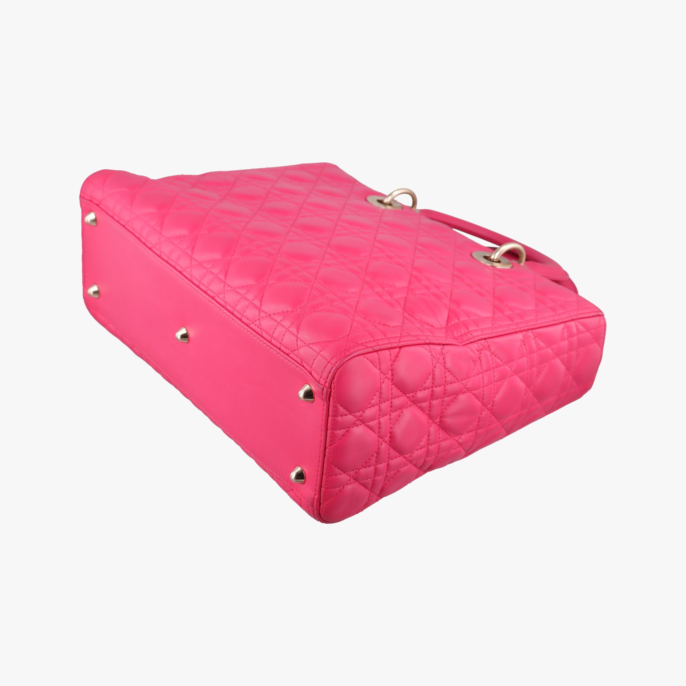 Secondhand Christian Dior Lady Dior Rose lambskin  shoulderbag | stylenewstar