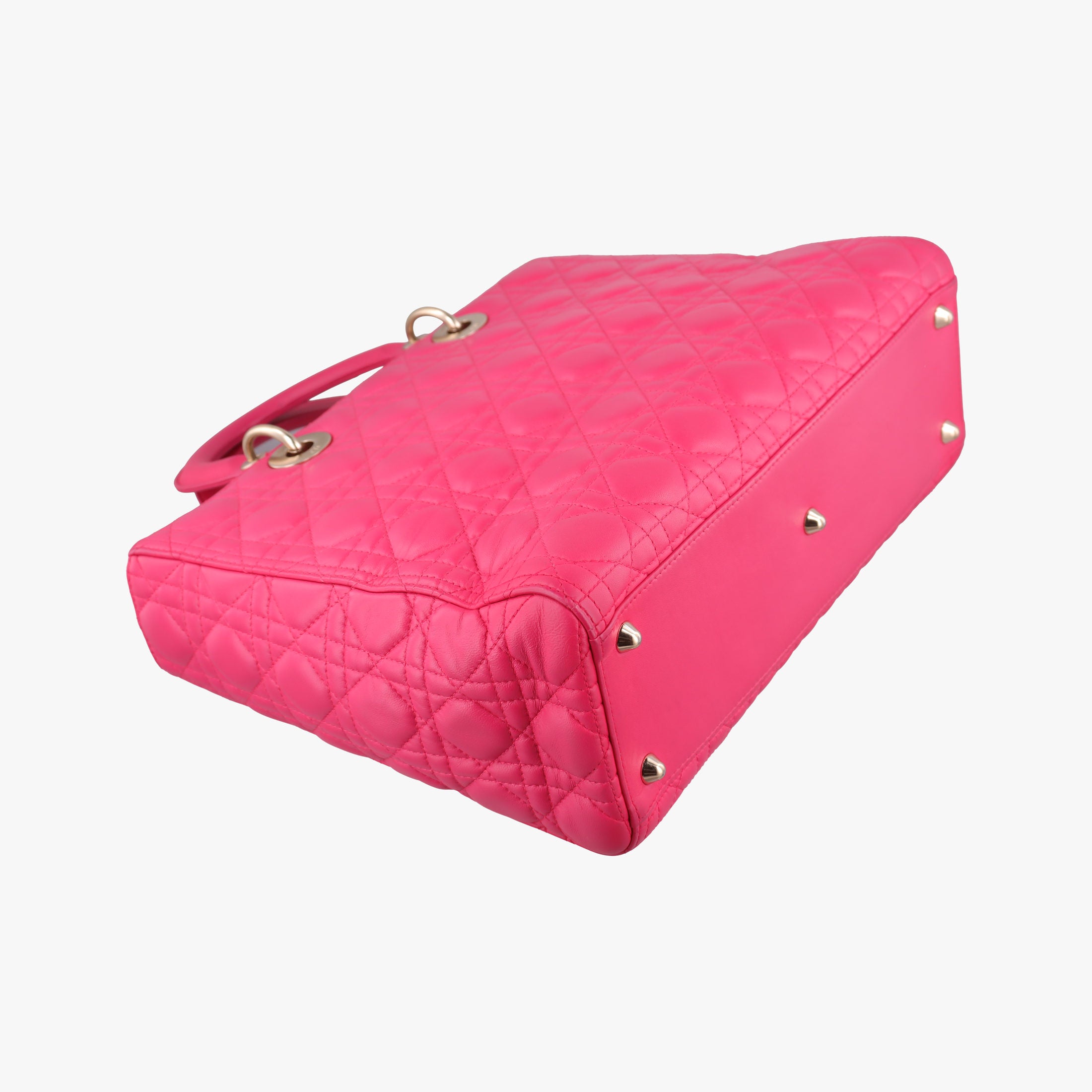 Secondhand Christian Dior Lady Dior Rose lambskin  shoulderbag | stylenewstar