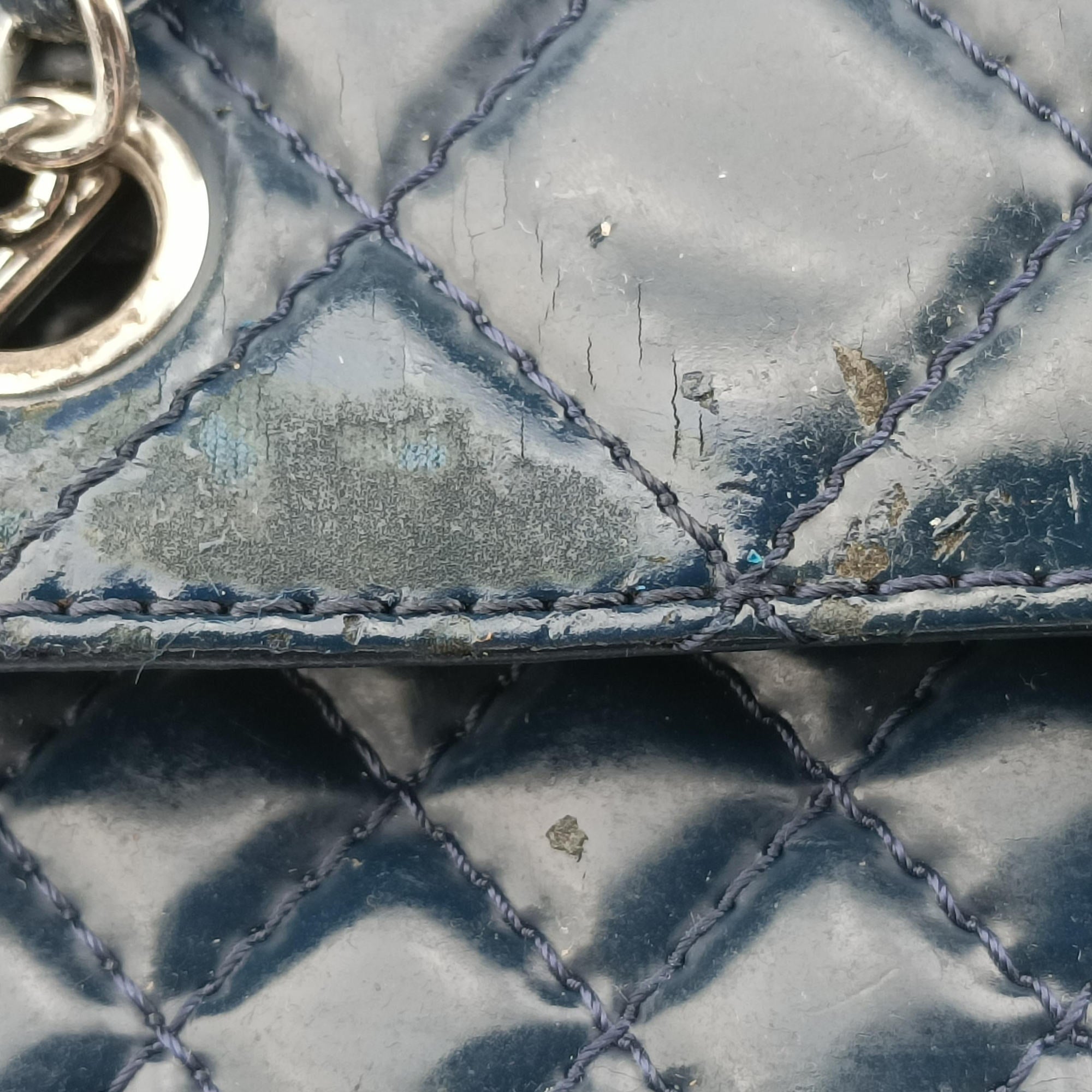 Pre-owned Chanel Matrasse Blue Leather A49274 shoulderbag | stylenewstar