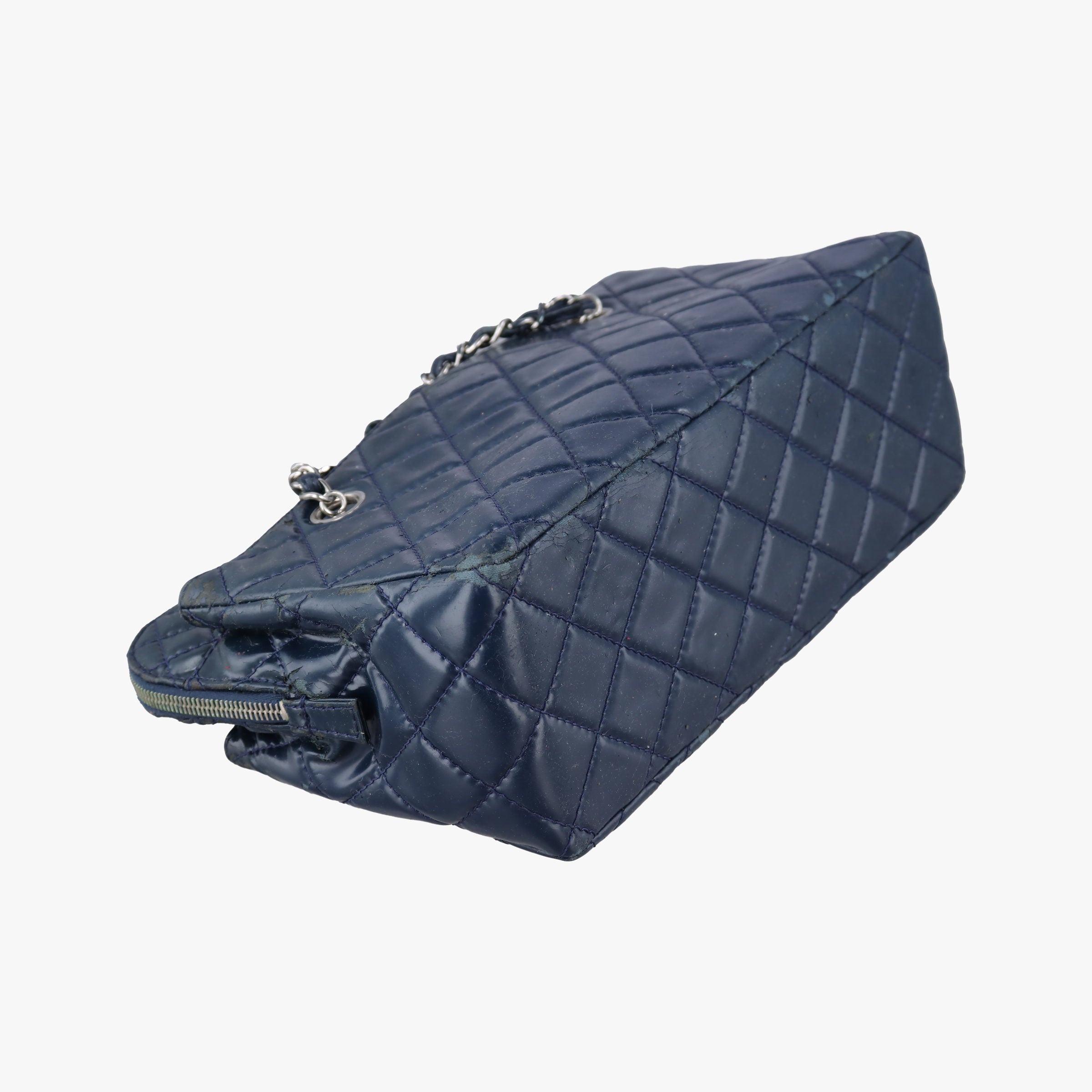 Pre-owned Chanel Matrasse Blue Leather A49274 shoulderbag | stylenewstar