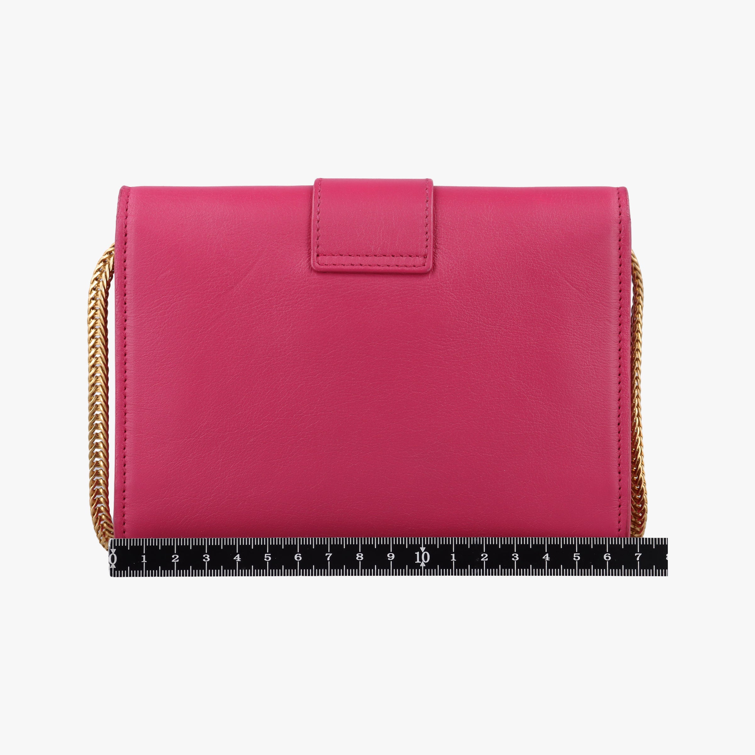 Vintage Yves Saint Laurent ChYc Mini Y Line Classic Cabasique WOC Rose Leather 311215 shoulderbag | stylenewstar