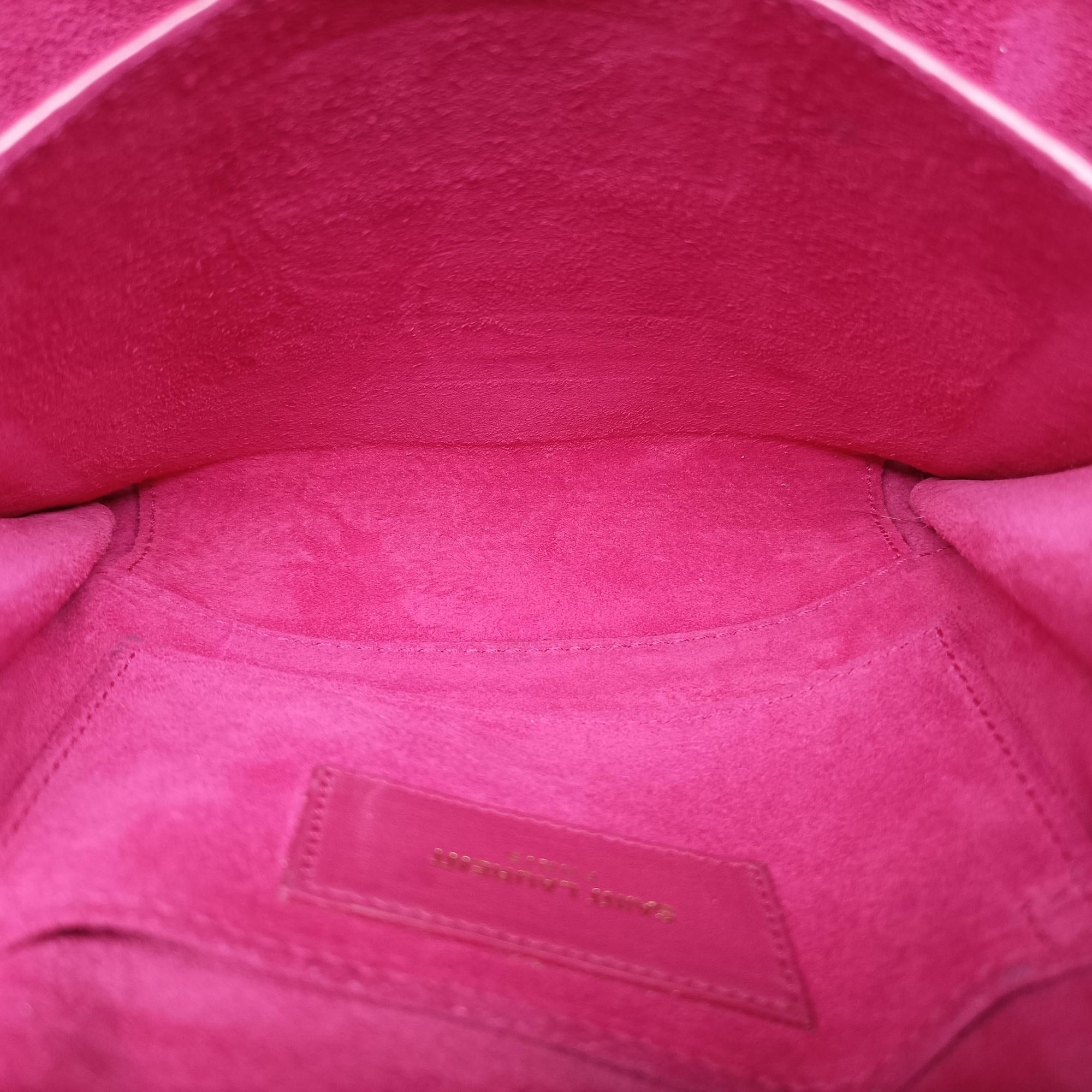 Vintage Yves Saint Laurent ChYc Mini Y Line Classic Cabasique WOC Rose Leather 311215 shoulderbag | stylenewstar