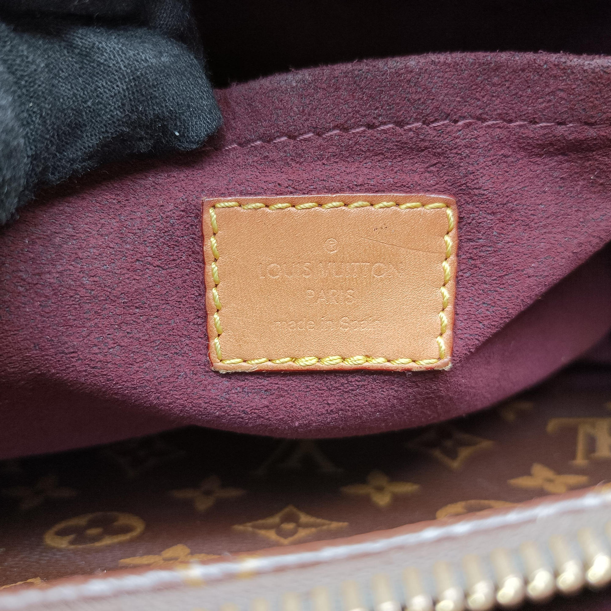 Secondhand Louis Vuitton MONTAIGNE MM Brown Monogram Canvas M41056 shoulderbag | stylenewstar