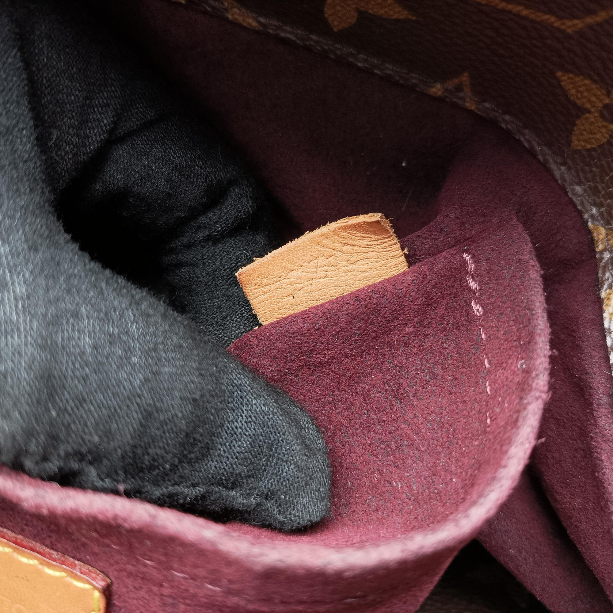 Secondhand Louis Vuitton MONTAIGNE MM Brown Monogram Canvas M41056 shoulderbag | stylenewstar