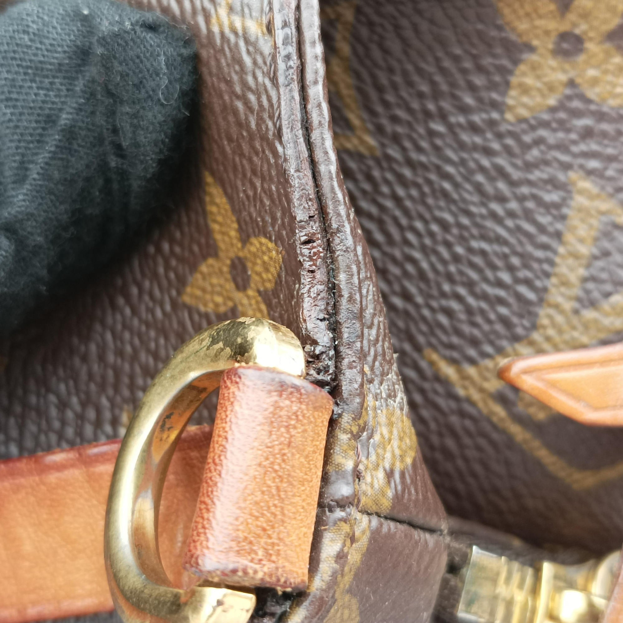 Secondhand Louis Vuitton MONTAIGNE MM Brown Monogram Canvas M41056 shoulderbag | stylenewstar