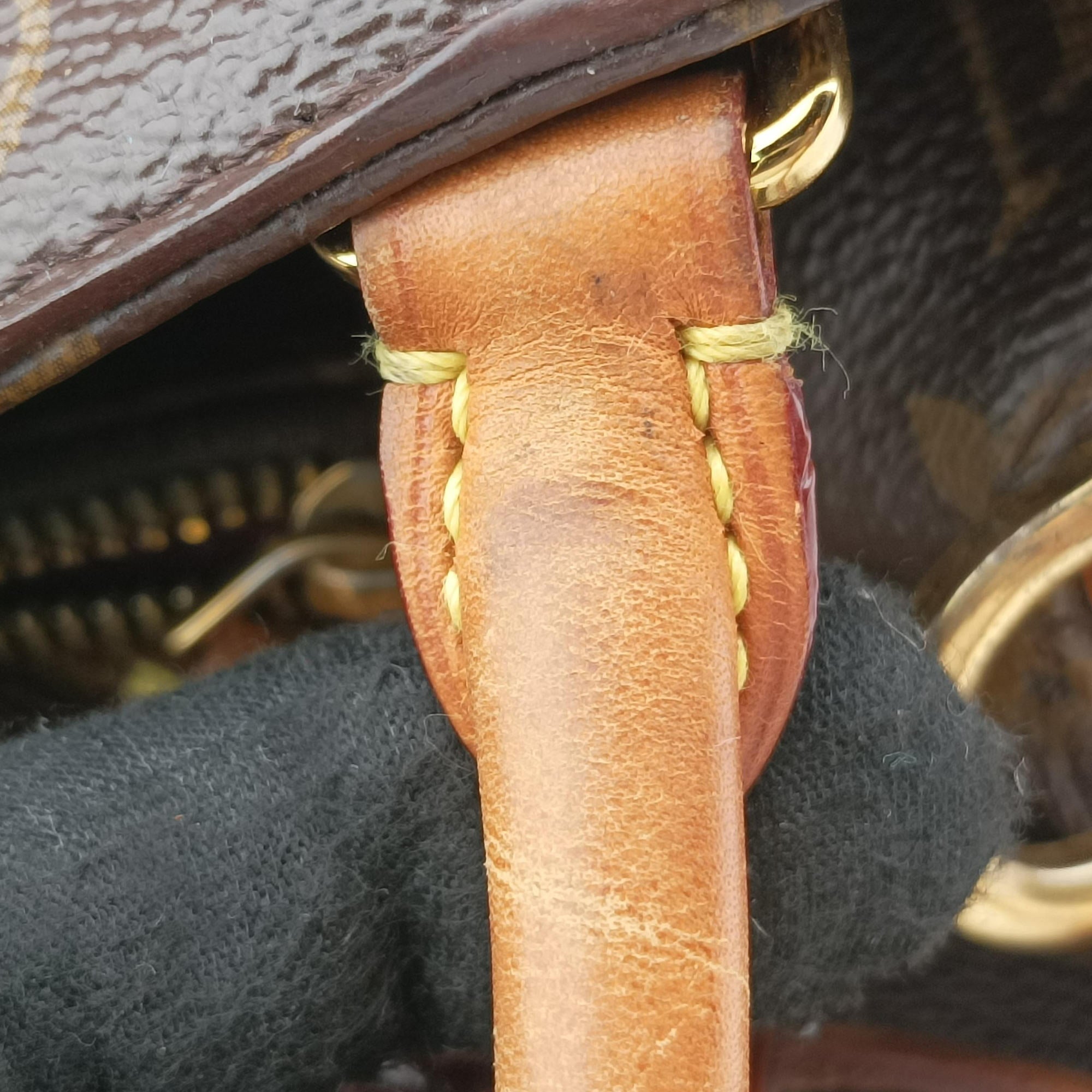 Secondhand Louis Vuitton MONTAIGNE MM Brown Monogram Canvas M41056 shoulderbag | stylenewstar