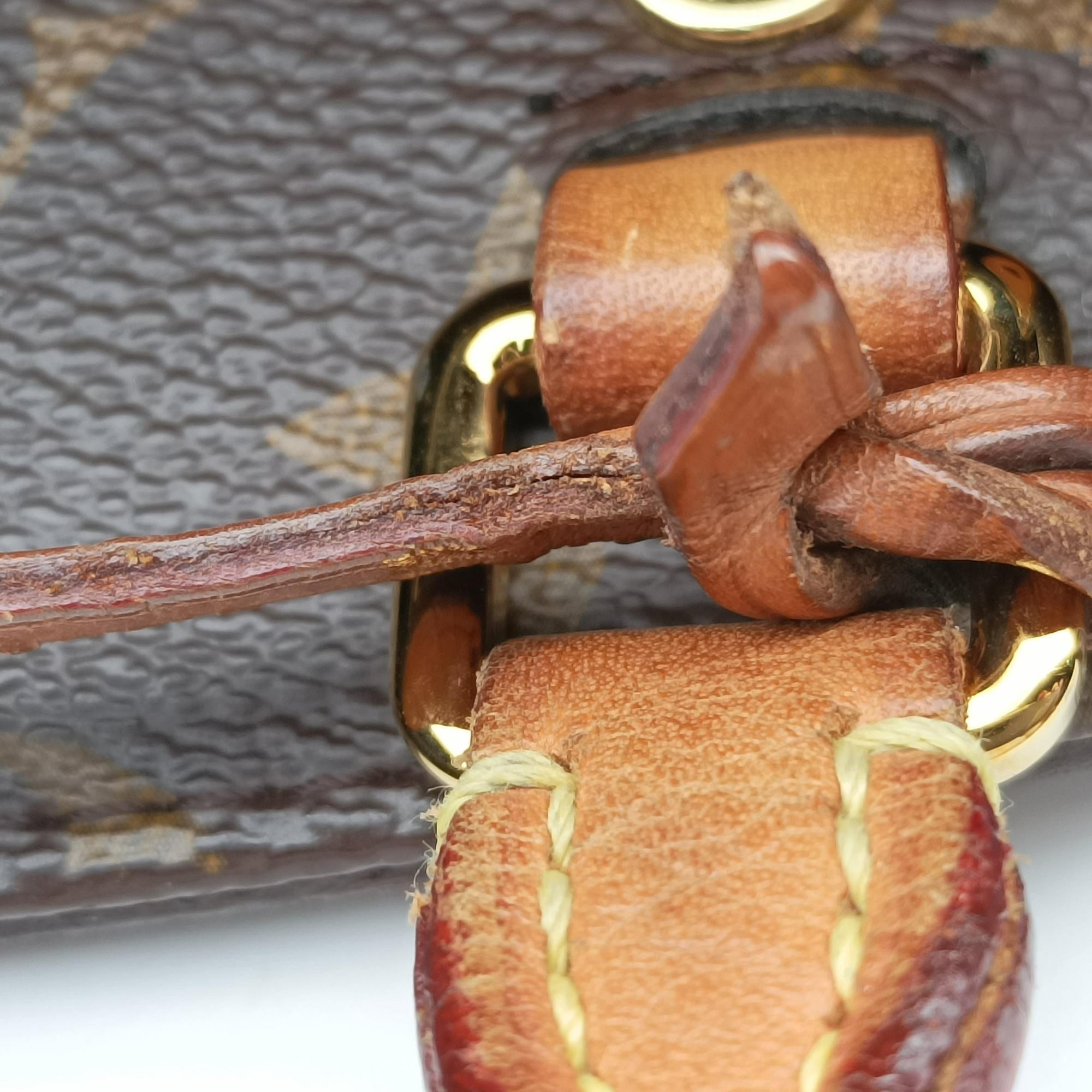 Secondhand Louis Vuitton MONTAIGNE MM Brown Monogram Canvas M41056 shoulderbag | stylenewstar