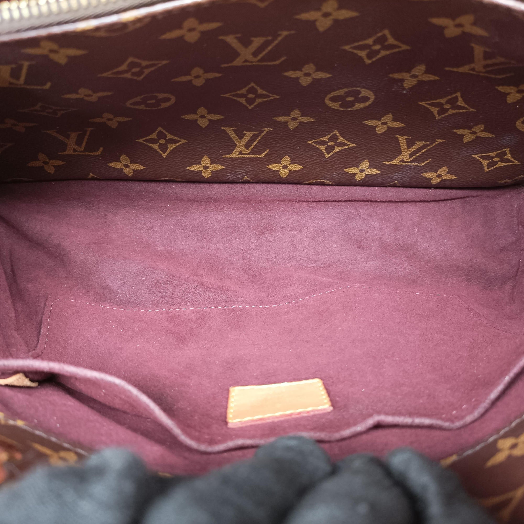 Secondhand Louis Vuitton MONTAIGNE MM Brown Monogram Canvas M41056 shoulderbag | stylenewstar