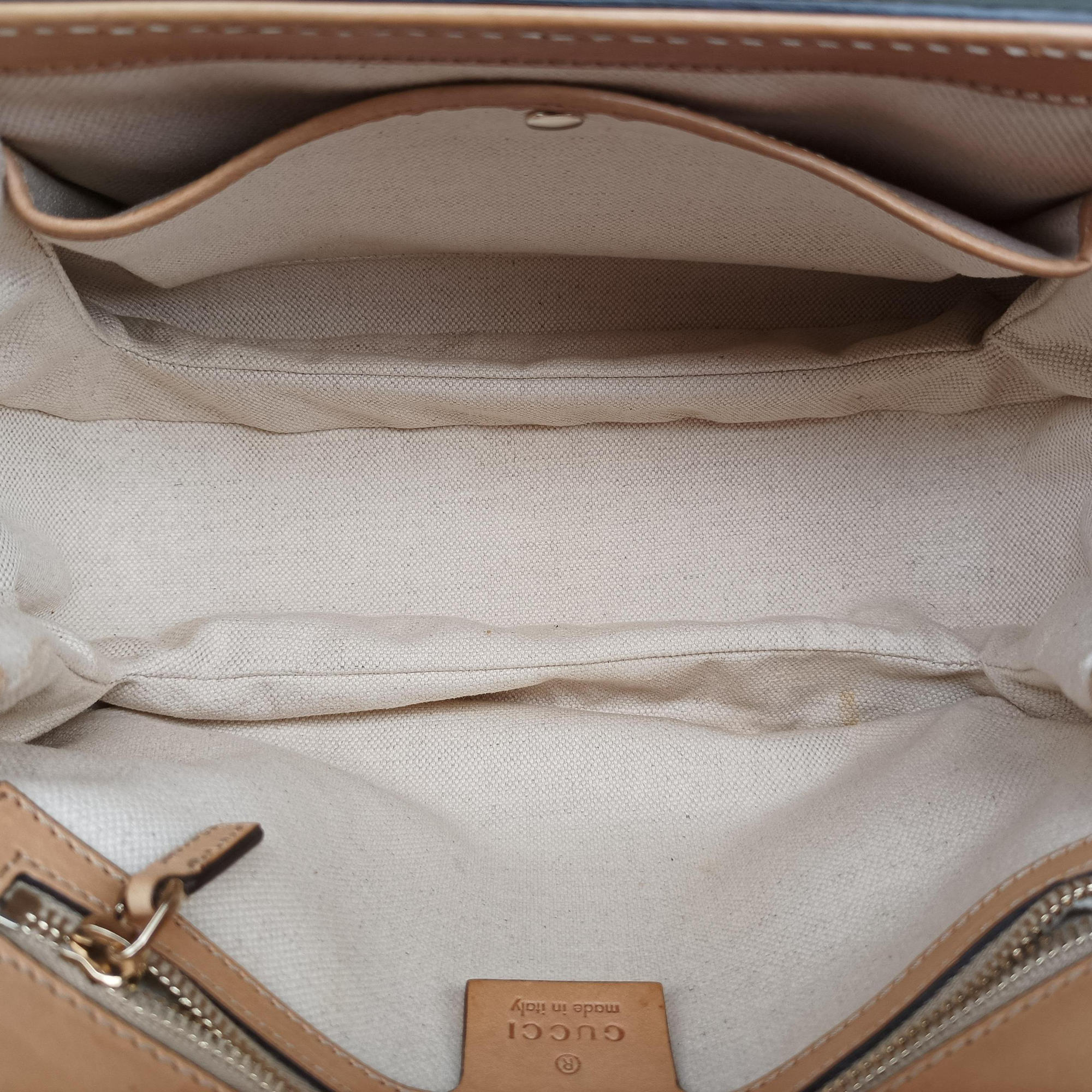 Secondhand Gucci New Bamboo Multicolour ponyhair×leather 254884 shoulderbag | stylenewstar