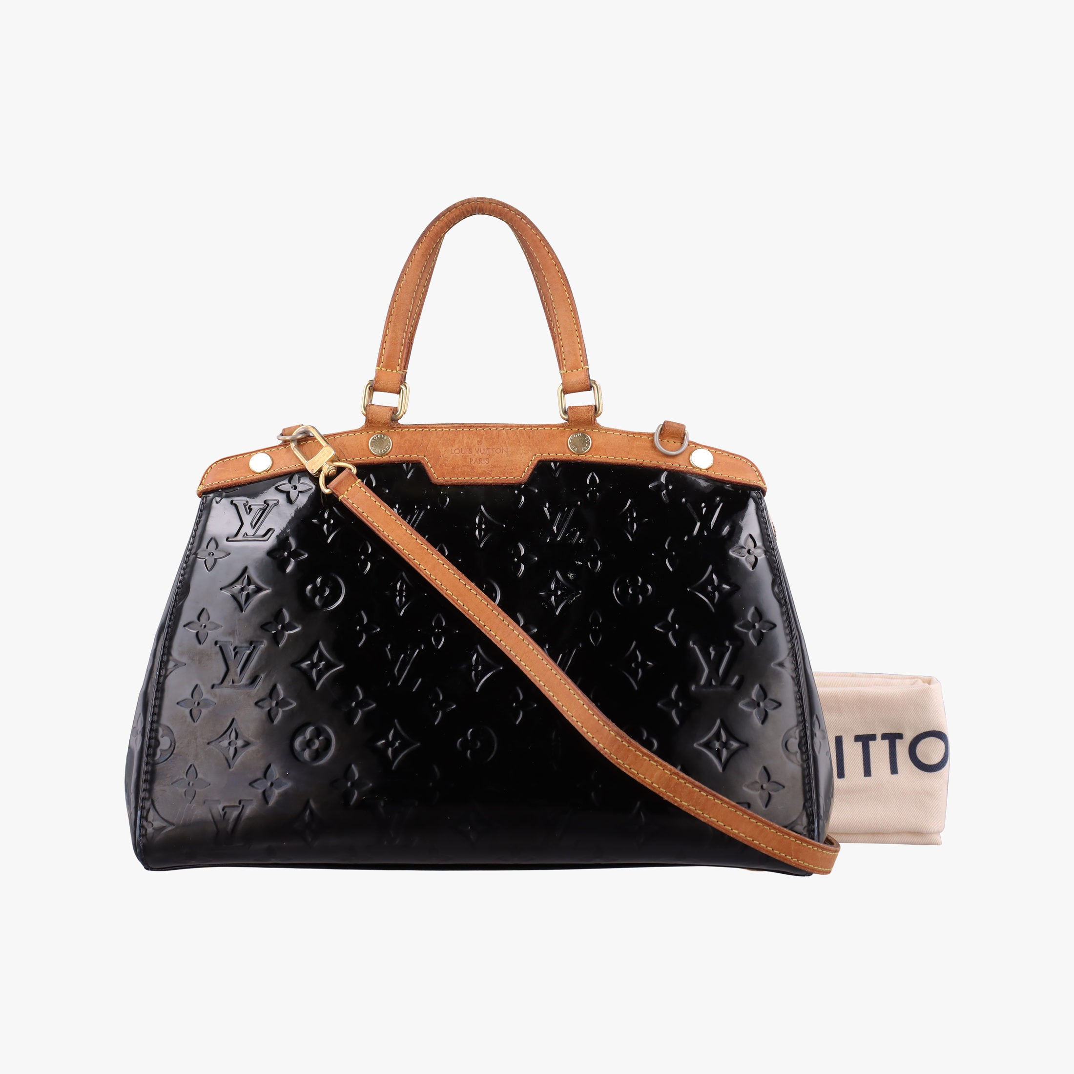 Pre-owned Louis Vuitton Brea MM AMARANTE Vernis M91619 shoulderbag | stylenewstar