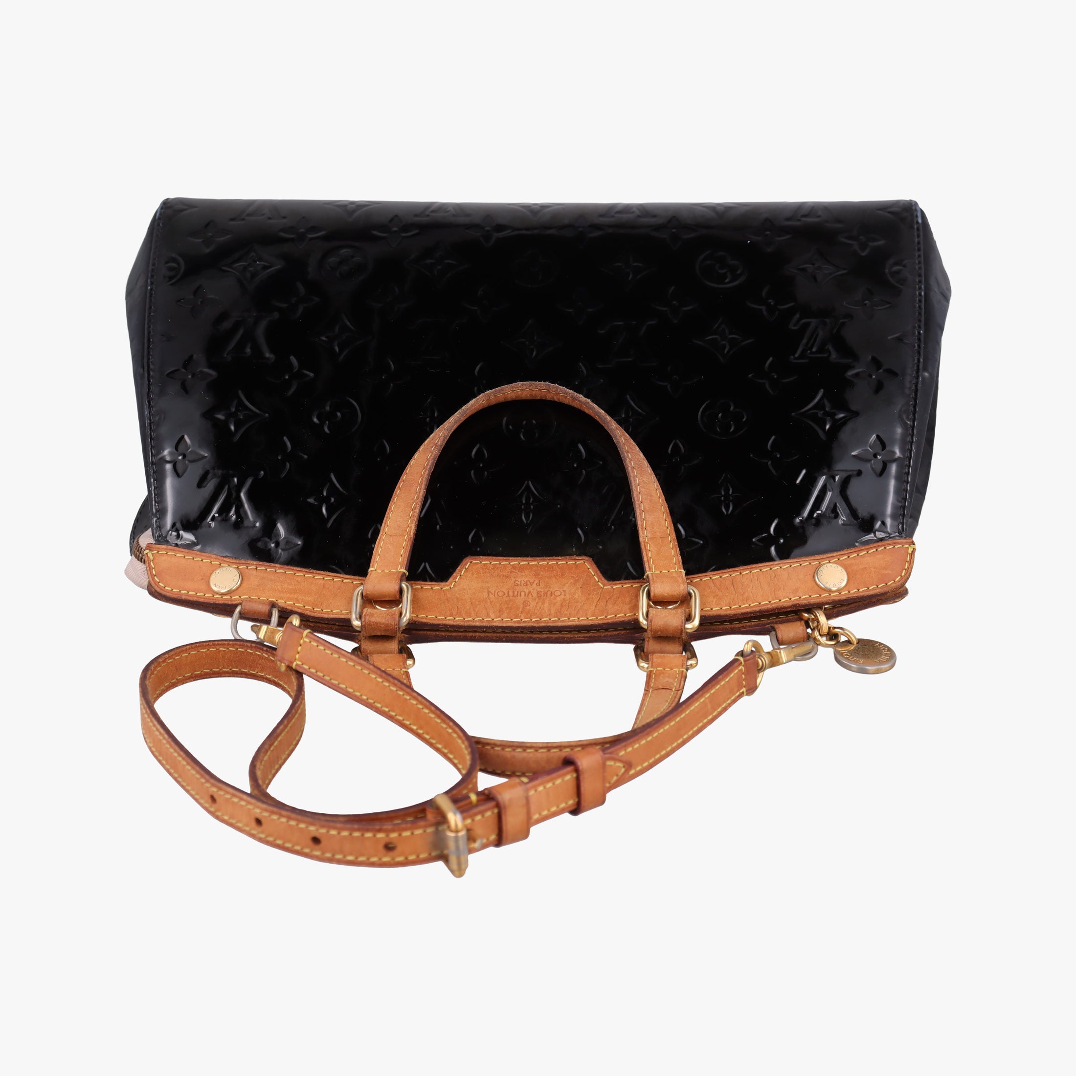 Pre-owned Louis Vuitton Brea MM AMARANTE Vernis M91619 shoulderbag | stylenewstar