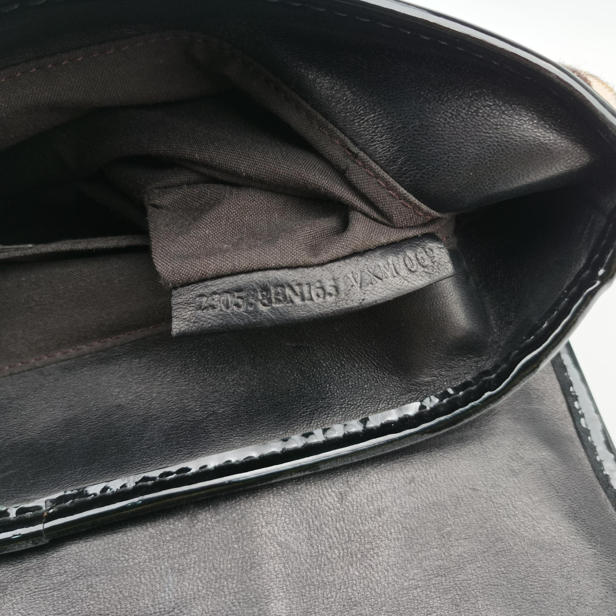 Pre-owned Fendi B Bag Brown pony hair 8BN165 shoulderbag | stylenewstar