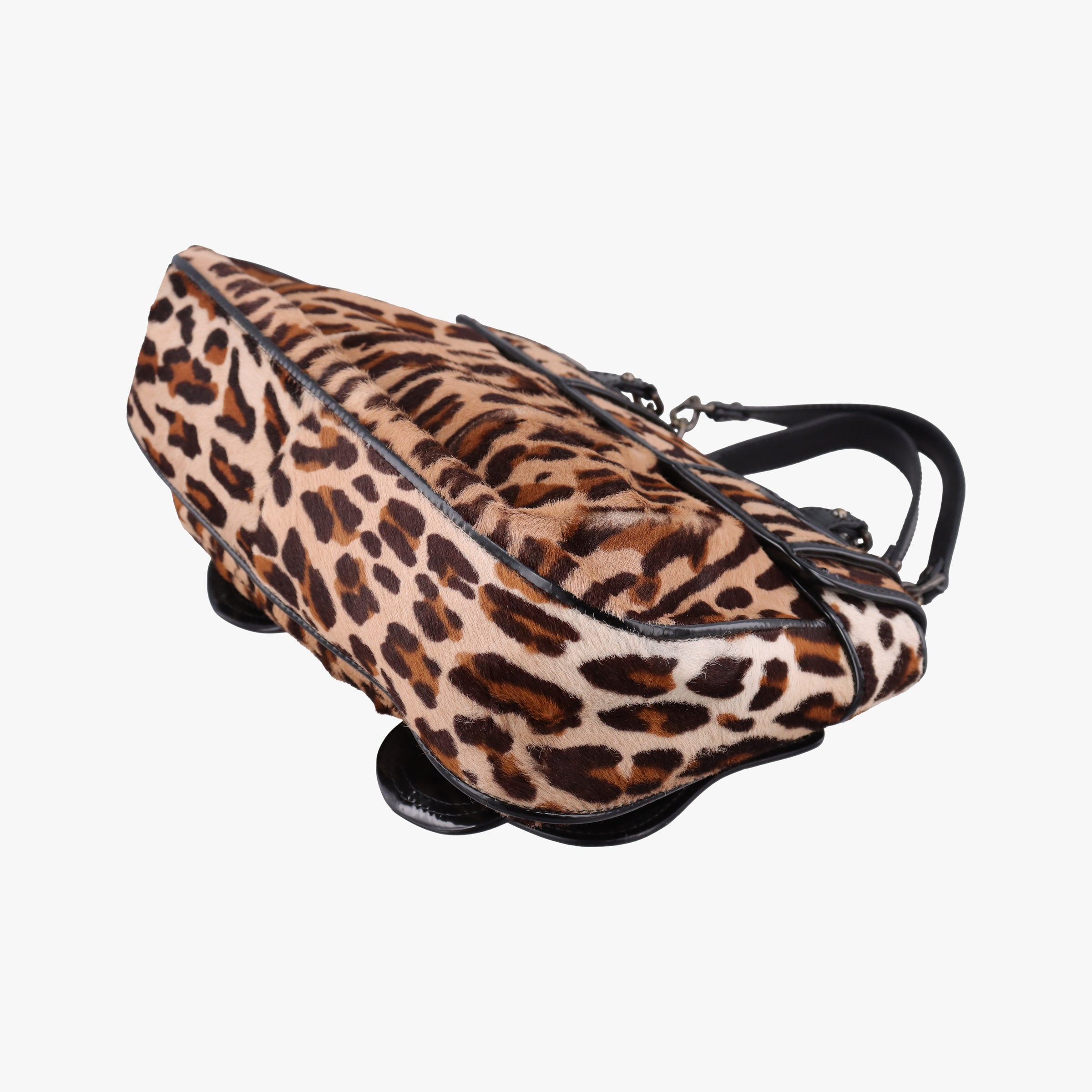 Pre-owned Fendi B Bag Brown pony hair 8BN165 shoulderbag | stylenewstar