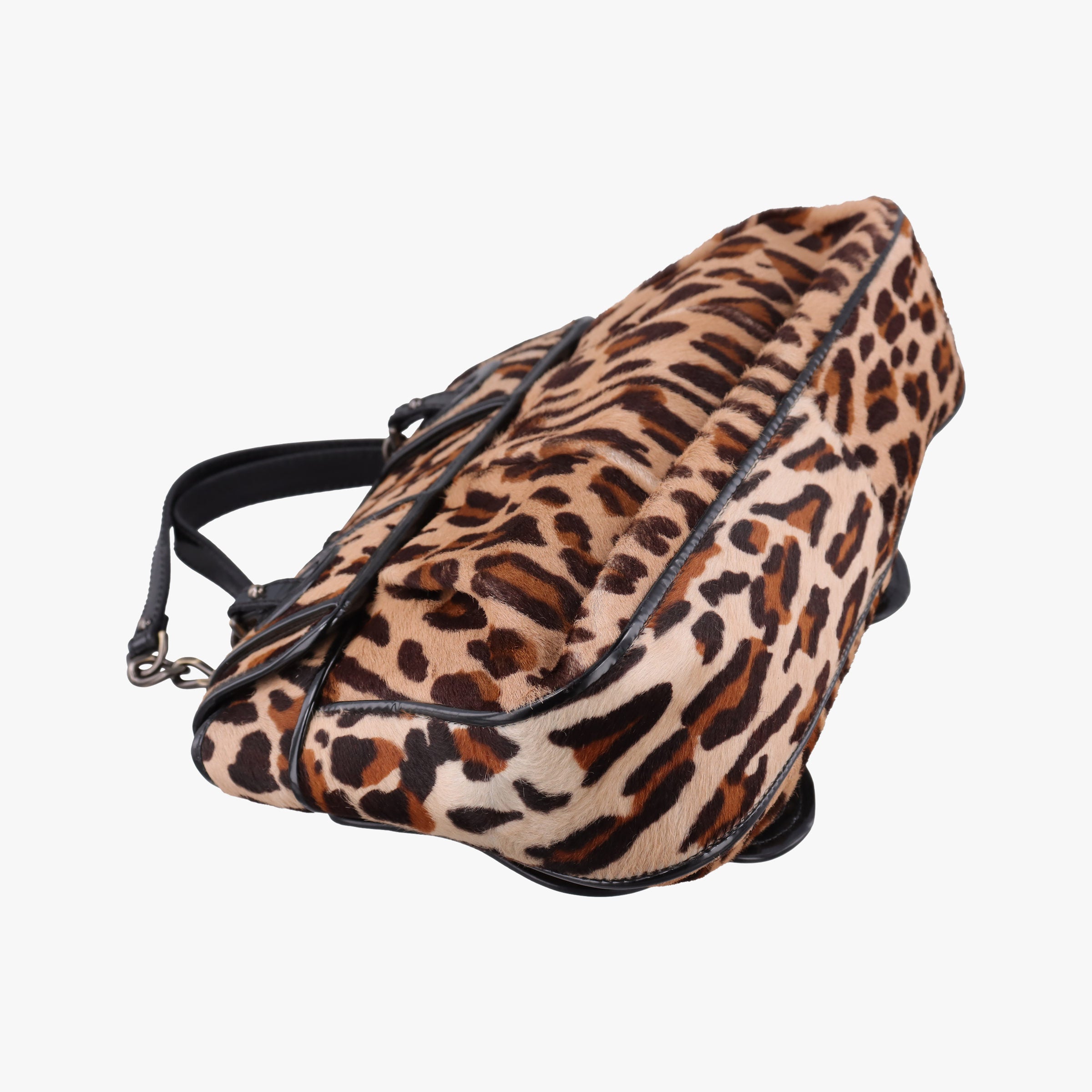 Pre-owned Fendi B Bag Brown pony hair 8BN165 shoulderbag | stylenewstar