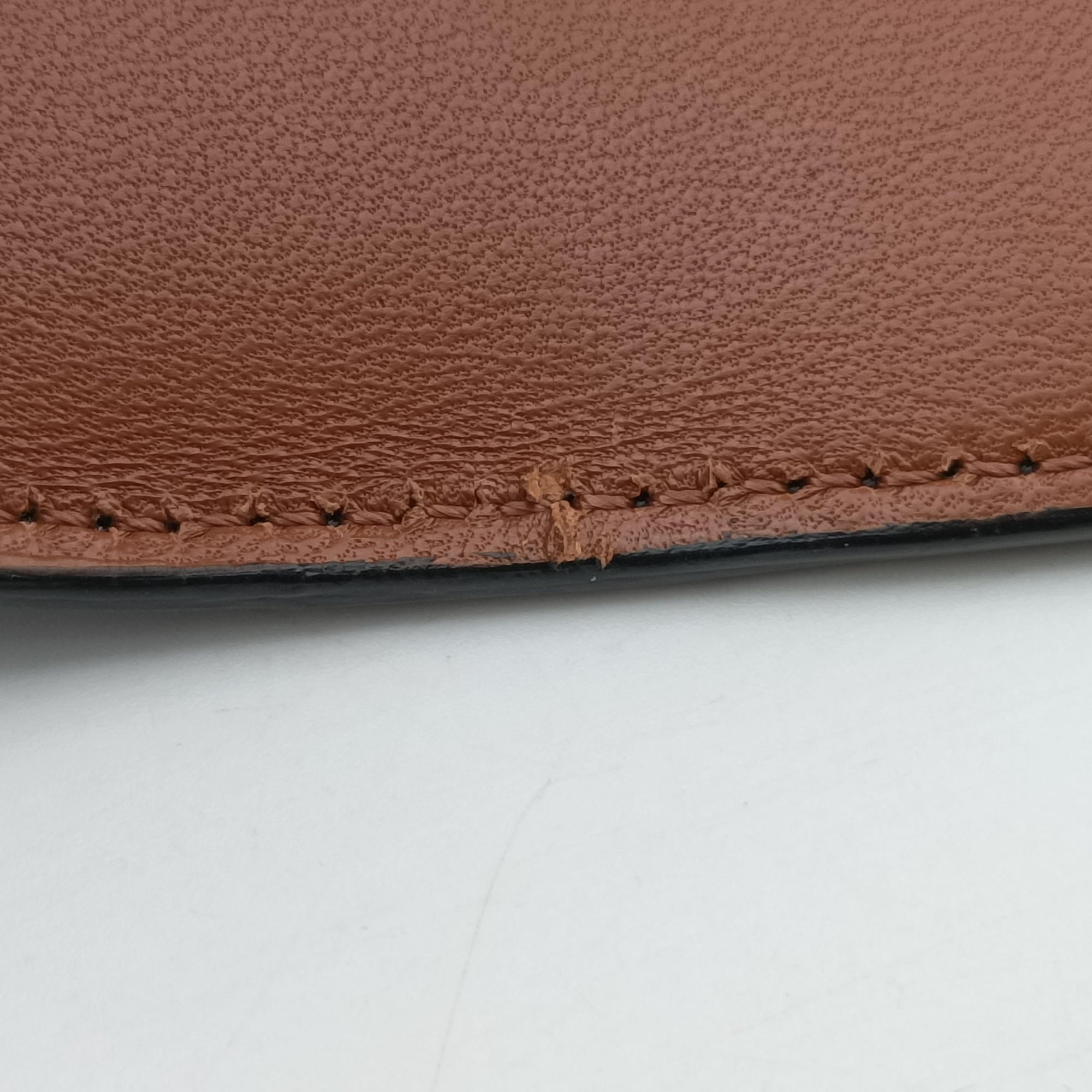 Pre-owned Celine TRIOMPHE Brown PVC coated canvas  shoulderbag | stylenewstar