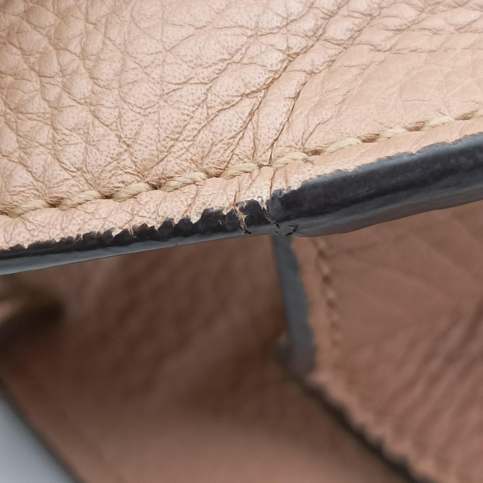 Pre-owned Gucci BAMBOO Beige Leather 370829 shoulderbag | stylenewstar