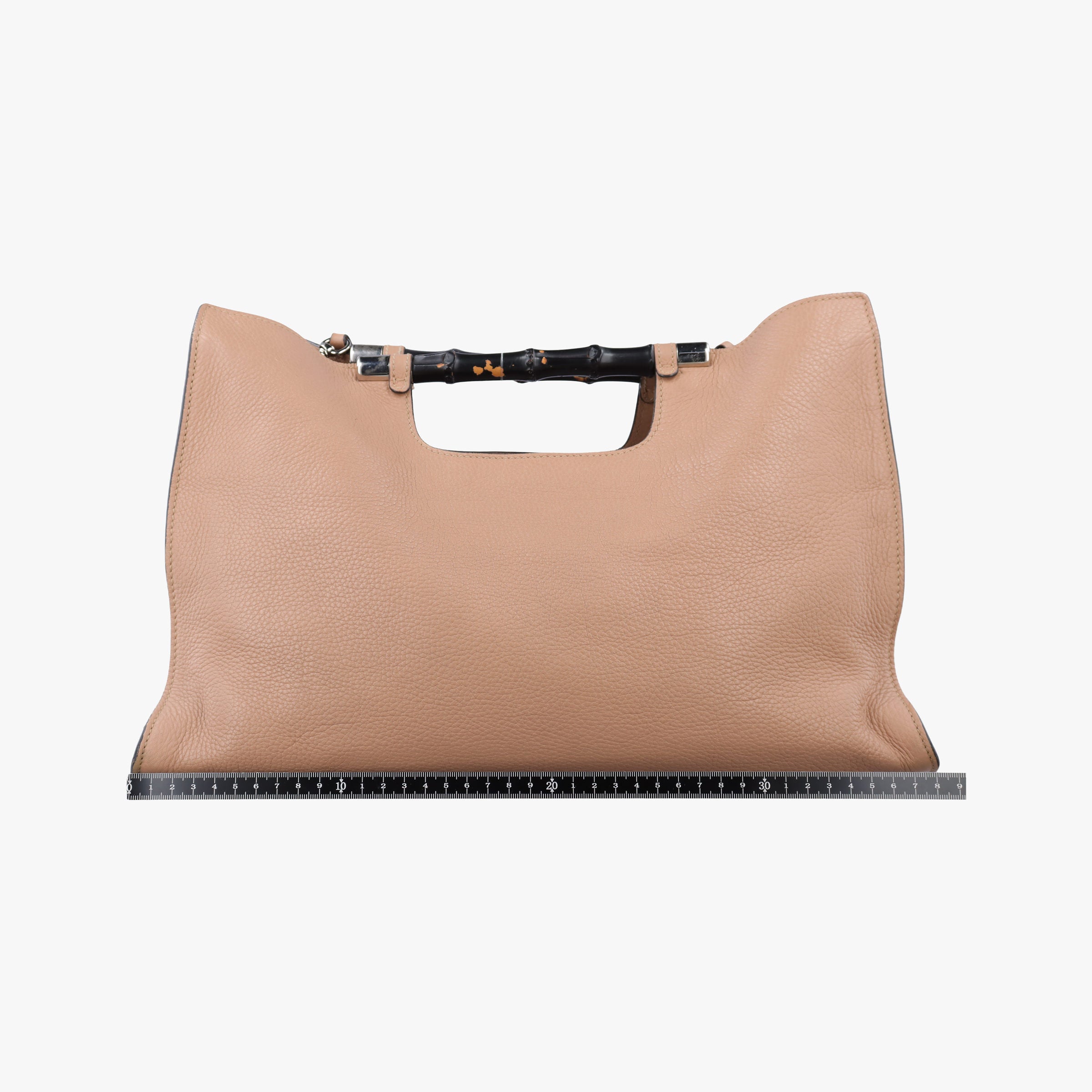 Pre-owned Gucci BAMBOO Beige Leather 370829 shoulderbag | stylenewstar