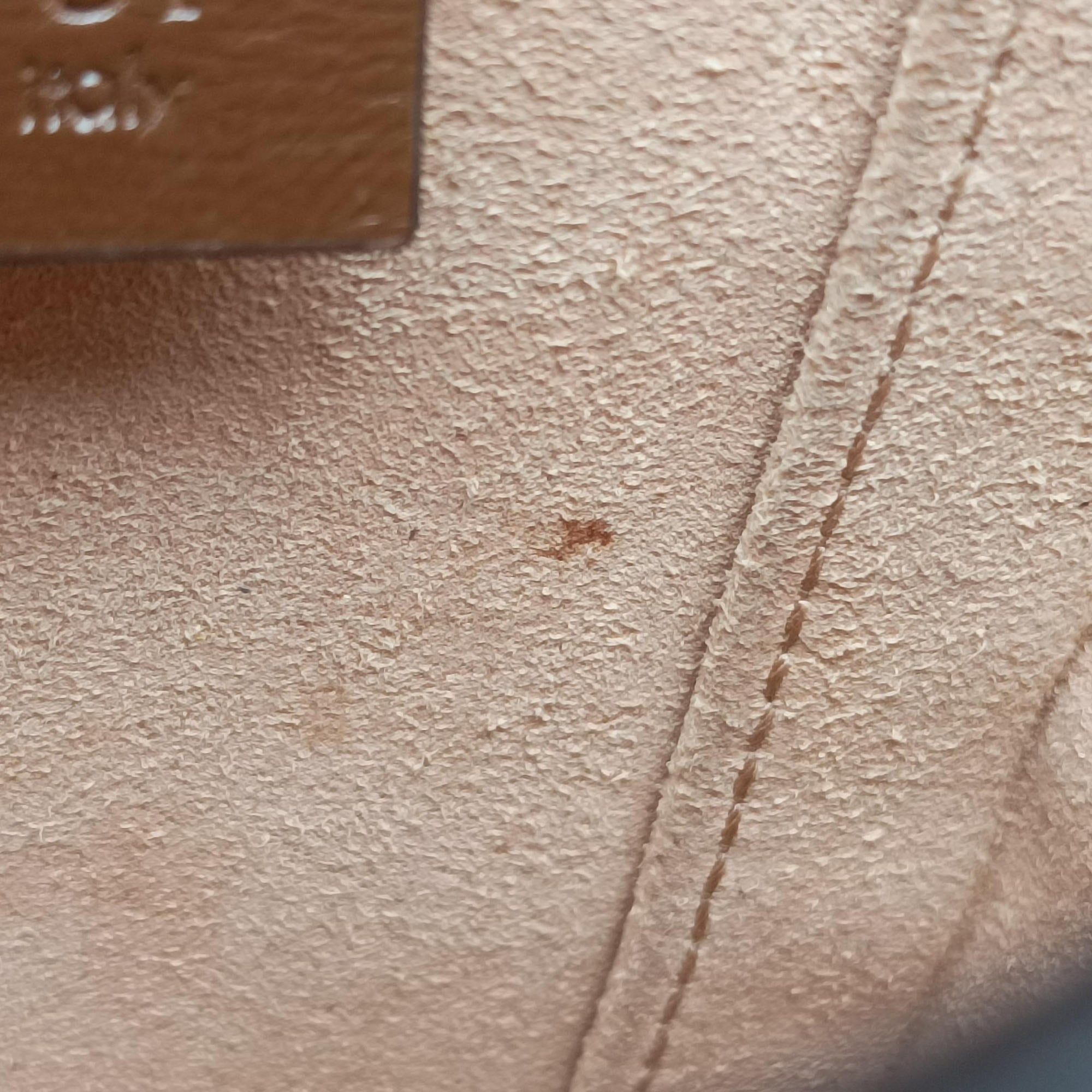 Pre-owned Gucci HORSEBIT 1955 beige×white PVC coated canvas×Leather 625615 shoulderbag | stylenewstar