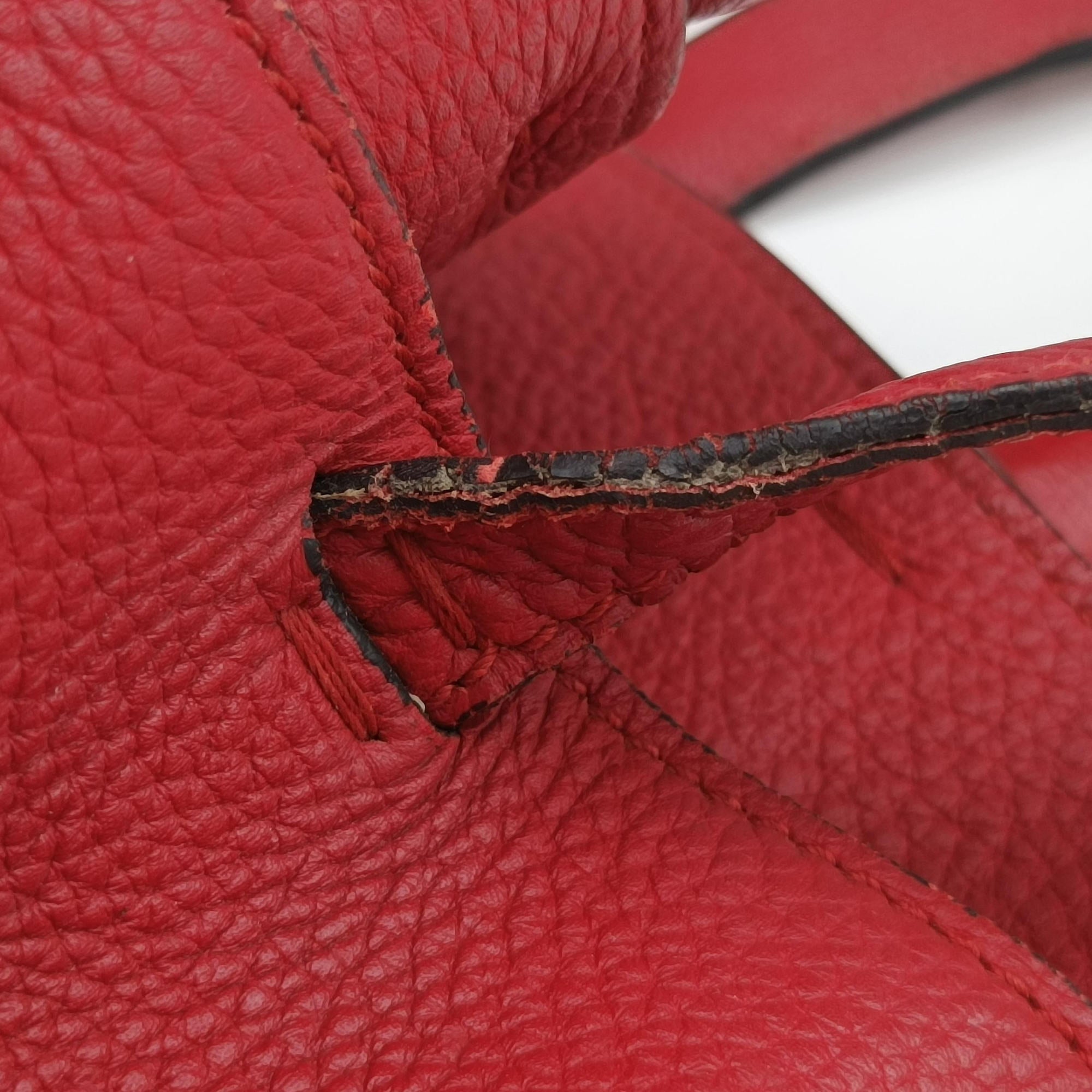Pre-owned Gucci new jackie Red Leather 365460 shoulderbag | stylenewstar