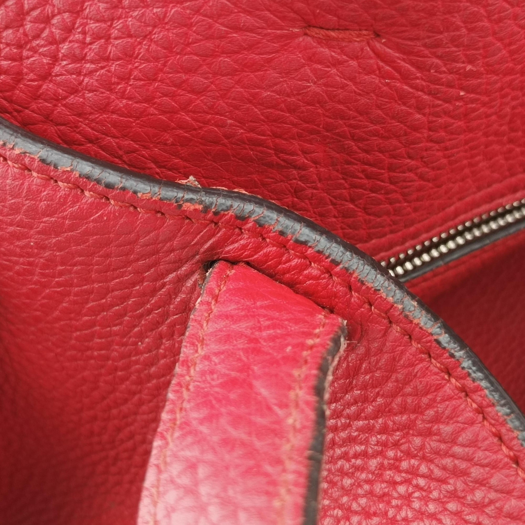 Pre-owned Gucci new jackie Red Leather 365460 shoulderbag | stylenewstar