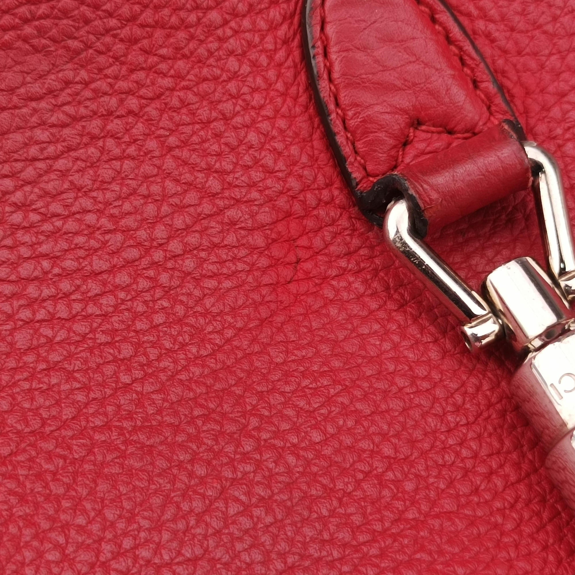 Pre-owned Gucci new jackie Red Leather 365460 shoulderbag | stylenewstar