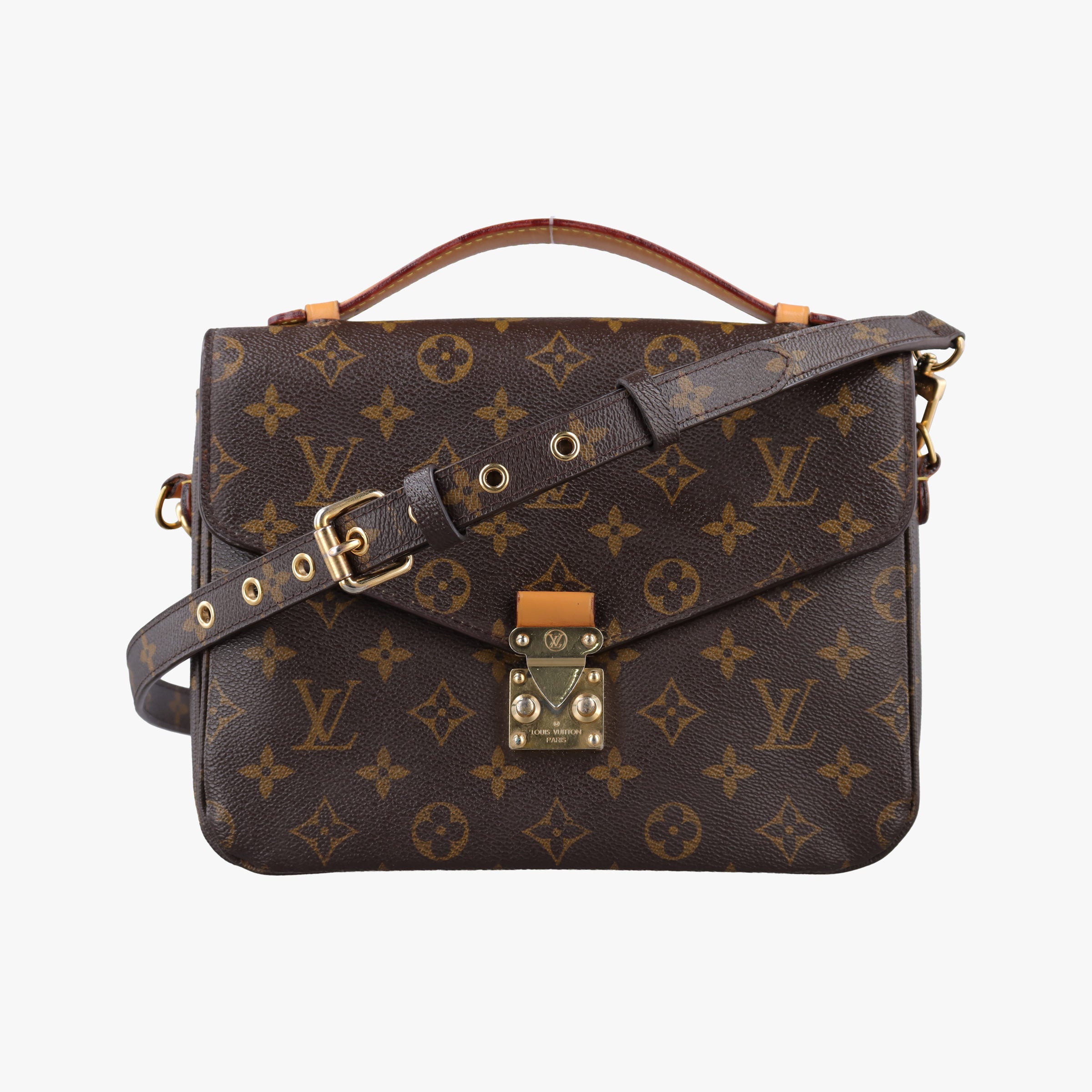 Pre-owned Louis Vuitton Pochette Metis MM Brown Monogram Canvas M44875 shoulderbag | stylenewstar