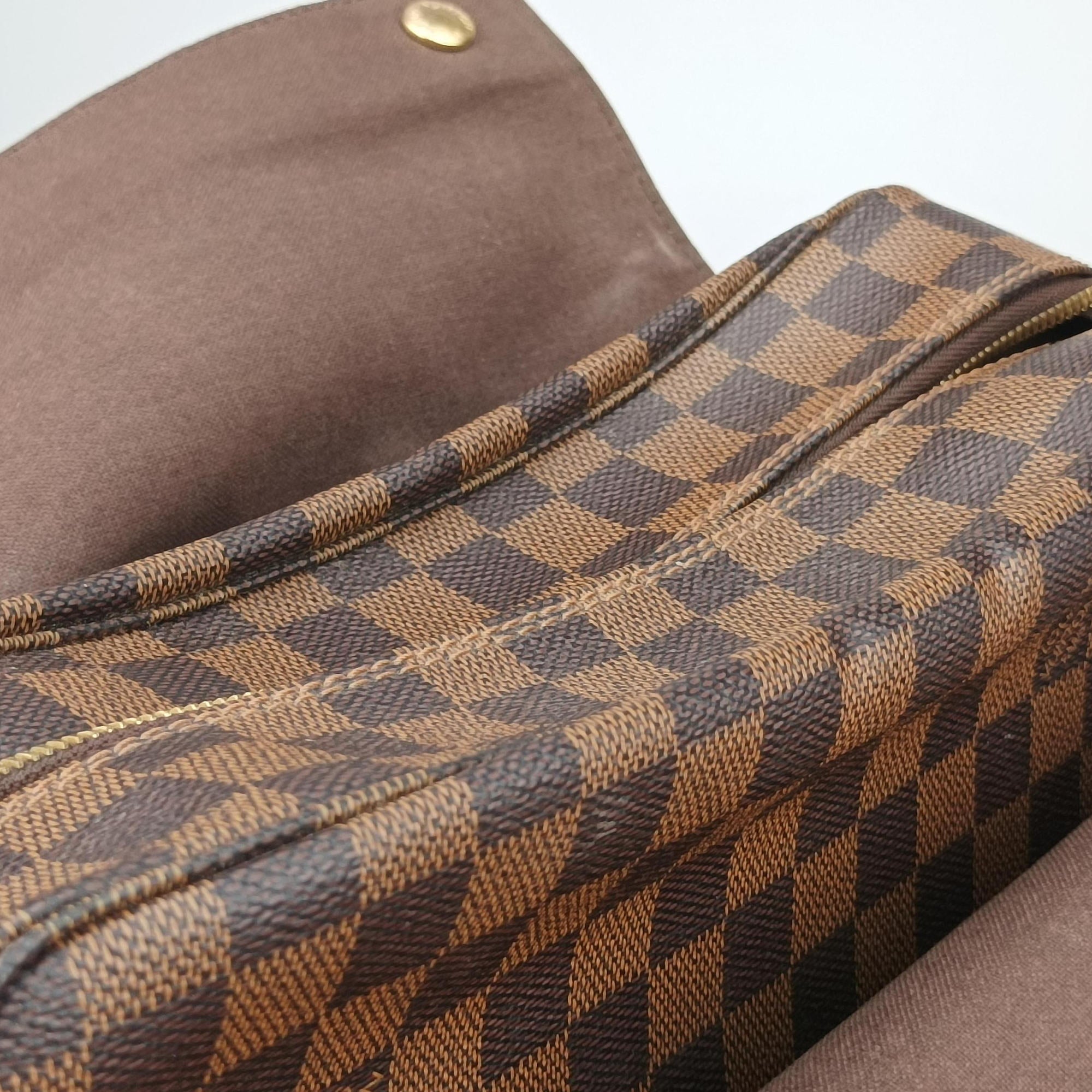 Pre-owned Louis Vuitton NAVIGLIO EBENE Damier Canvas N45255 shoulderbag | stylenewstar
