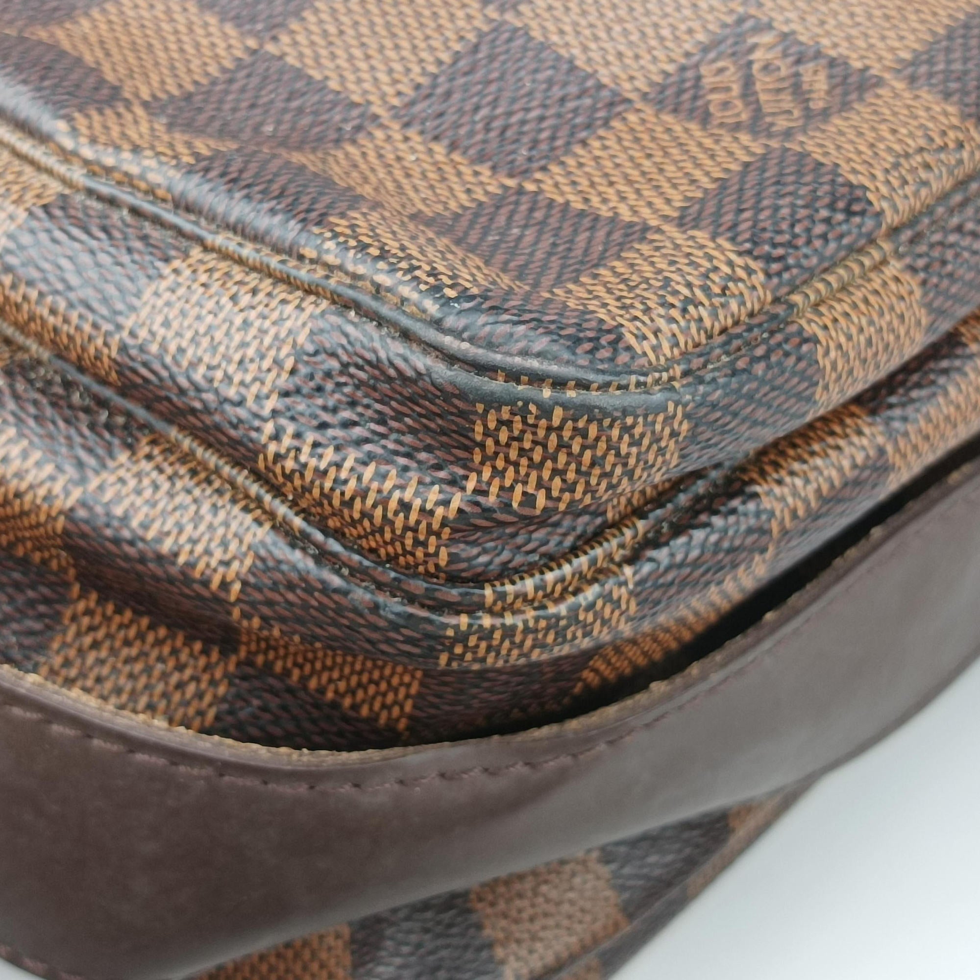 Pre-owned Louis Vuitton NAVIGLIO EBENE Damier Canvas N45255 shoulderbag | stylenewstar