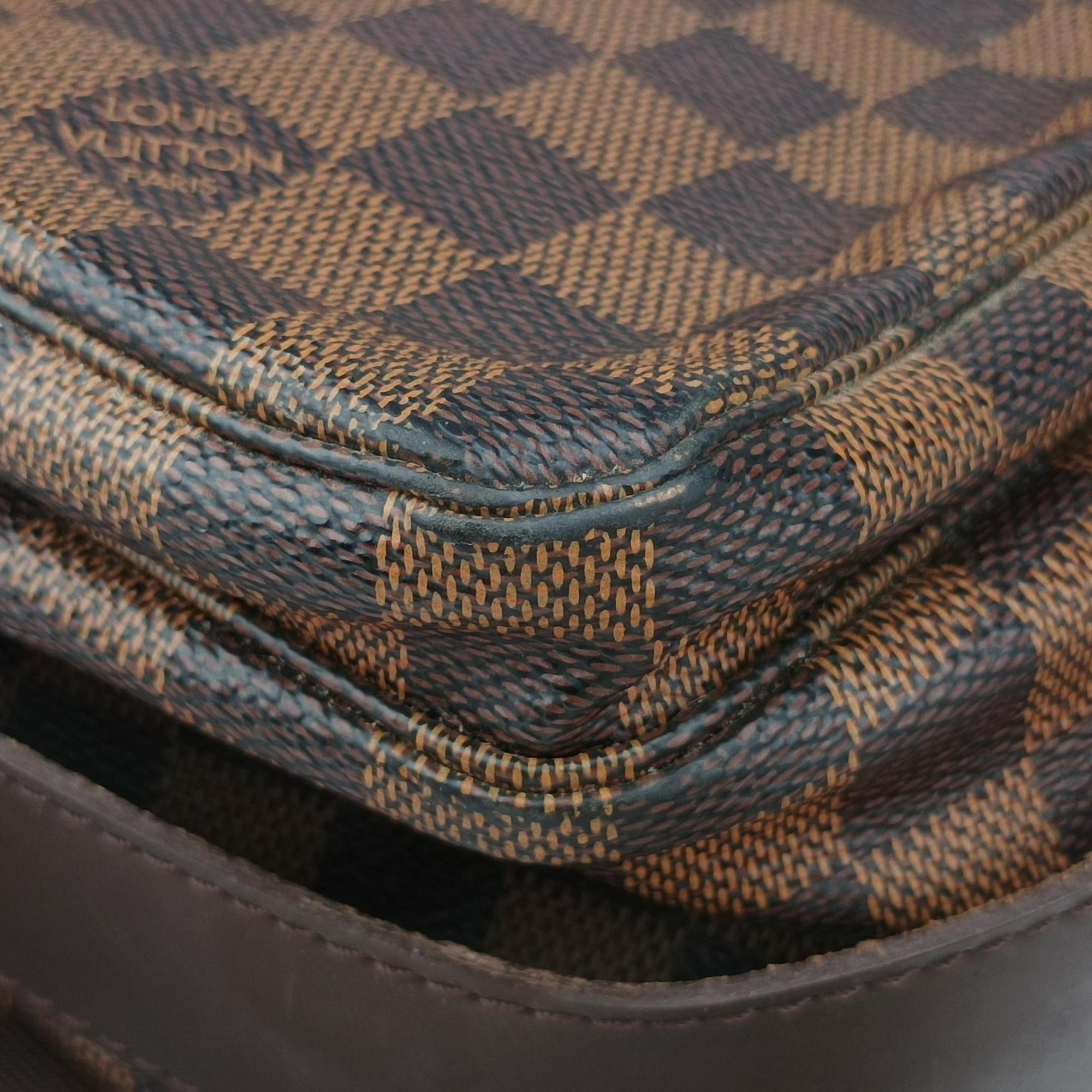 Pre-owned Louis Vuitton NAVIGLIO EBENE Damier Canvas N45255 shoulderbag | stylenewstar