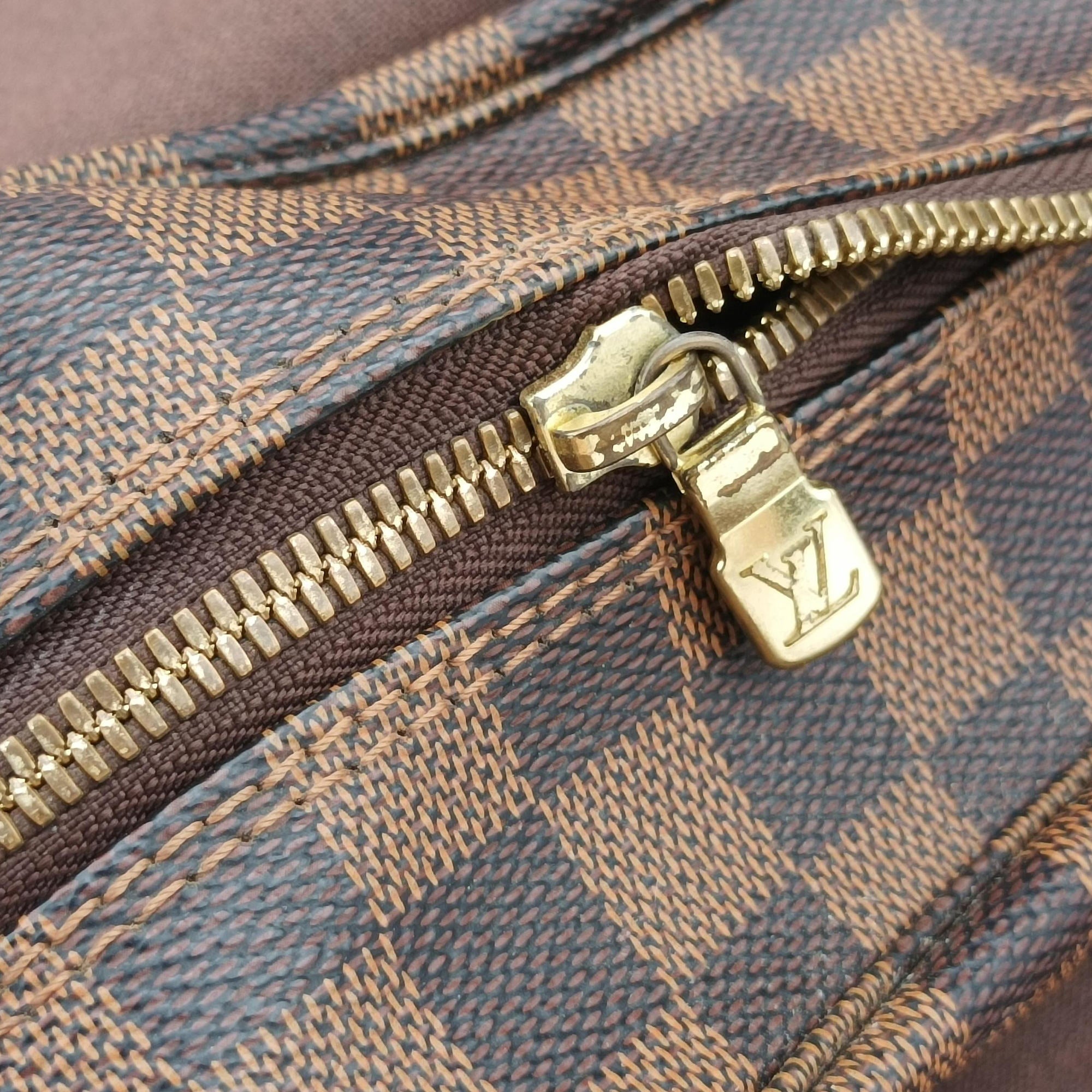 Pre-owned Louis Vuitton NAVIGLIO EBENE Damier Canvas N45255 shoulderbag | stylenewstar
