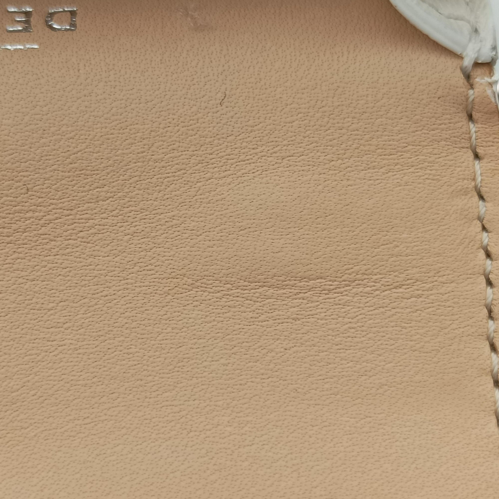 Pre-owned Delvaux Tampete White Leather  coinpurse | stylenewstar